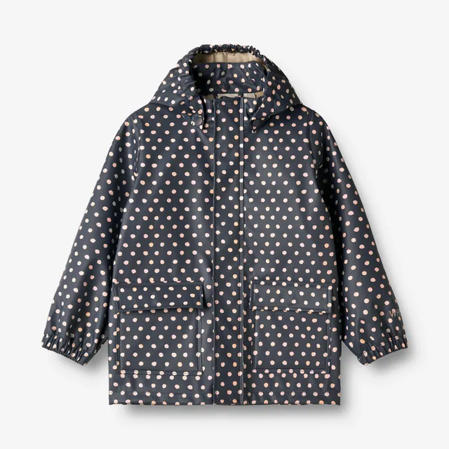 wheat-ollo-regenjacke-ink-dots-recycelt-kinder image 1