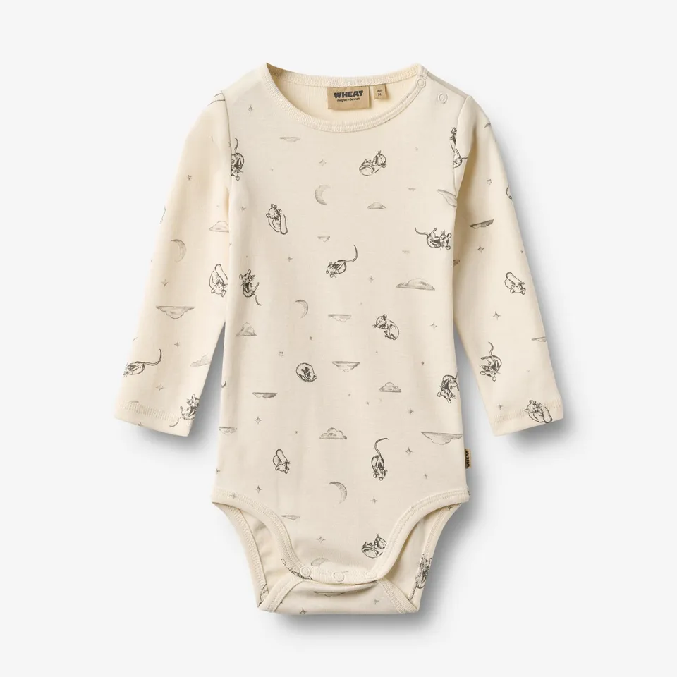 wheat-freddie-body-l-s-babybody-dreaming-mouse-bio-baumwolle image 1