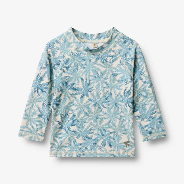 wheat-dilan-swim-t-shirt-l-s-schwimmshirt-blue-palm-upf-40 image 1