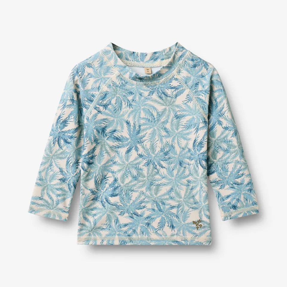 wheat-dilan-swim-t-shirt-l-s-schwimmshirt-blue-palm-upf-40 image 1