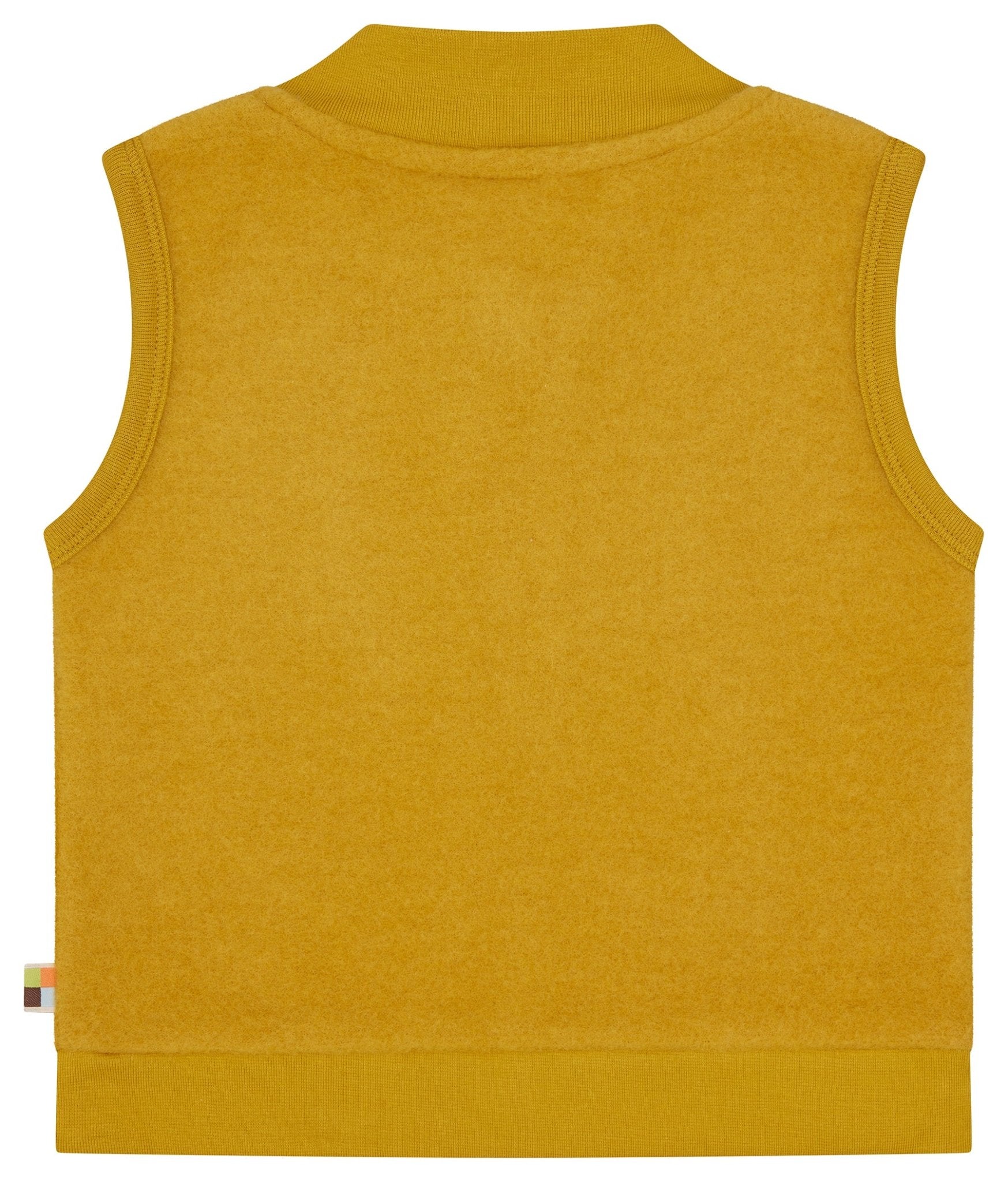 loud-proud-classics-weste-merino-wollfleece-curry-bio image 2