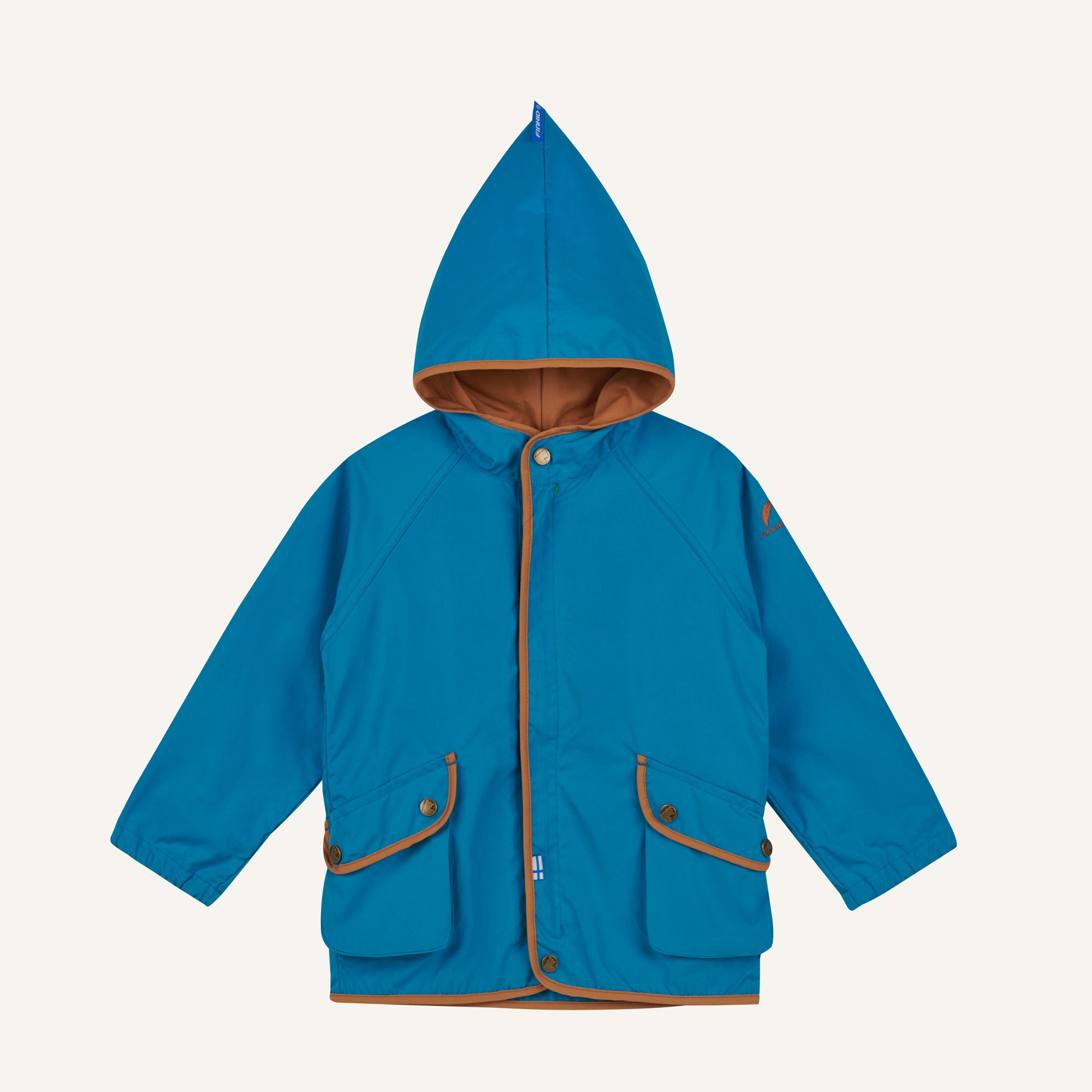 finkid-husky-ilma-outdoorjacke-kinder-baumwolle-navy image 5
