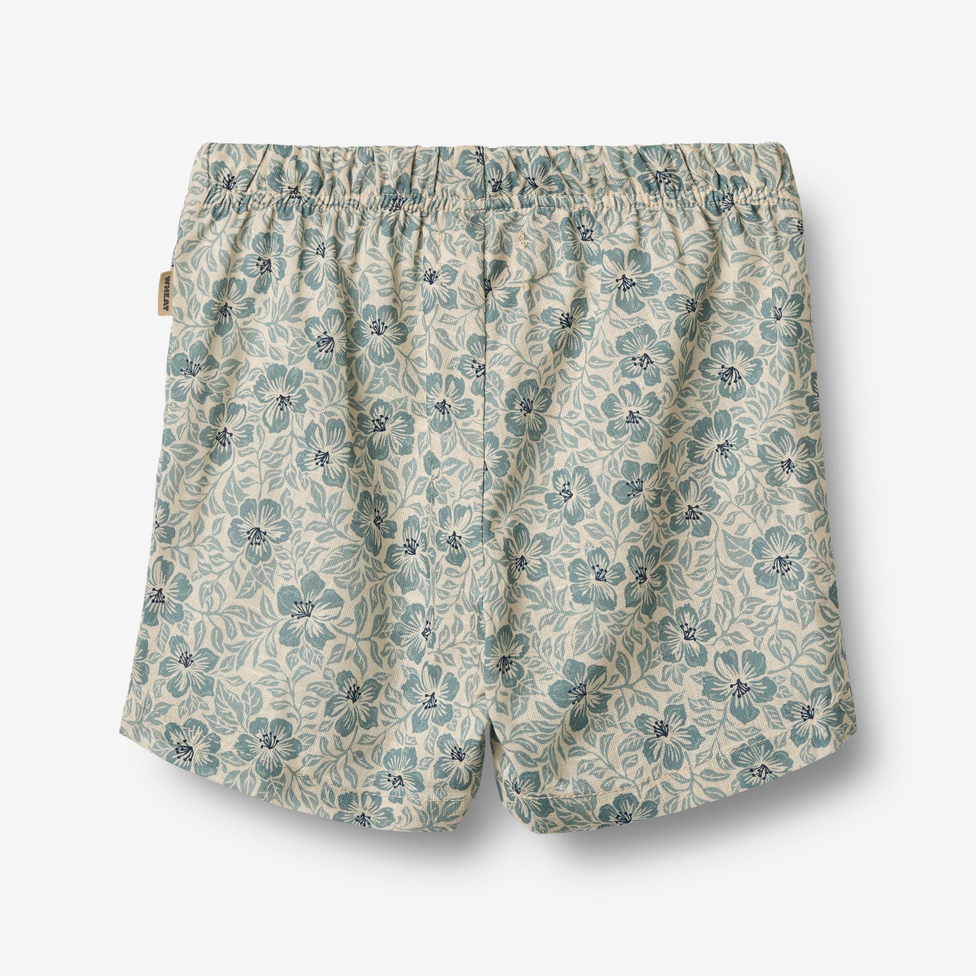 wheat-shorts-max-aqua-hawaii-flowers-baby-shorts-bio image 3