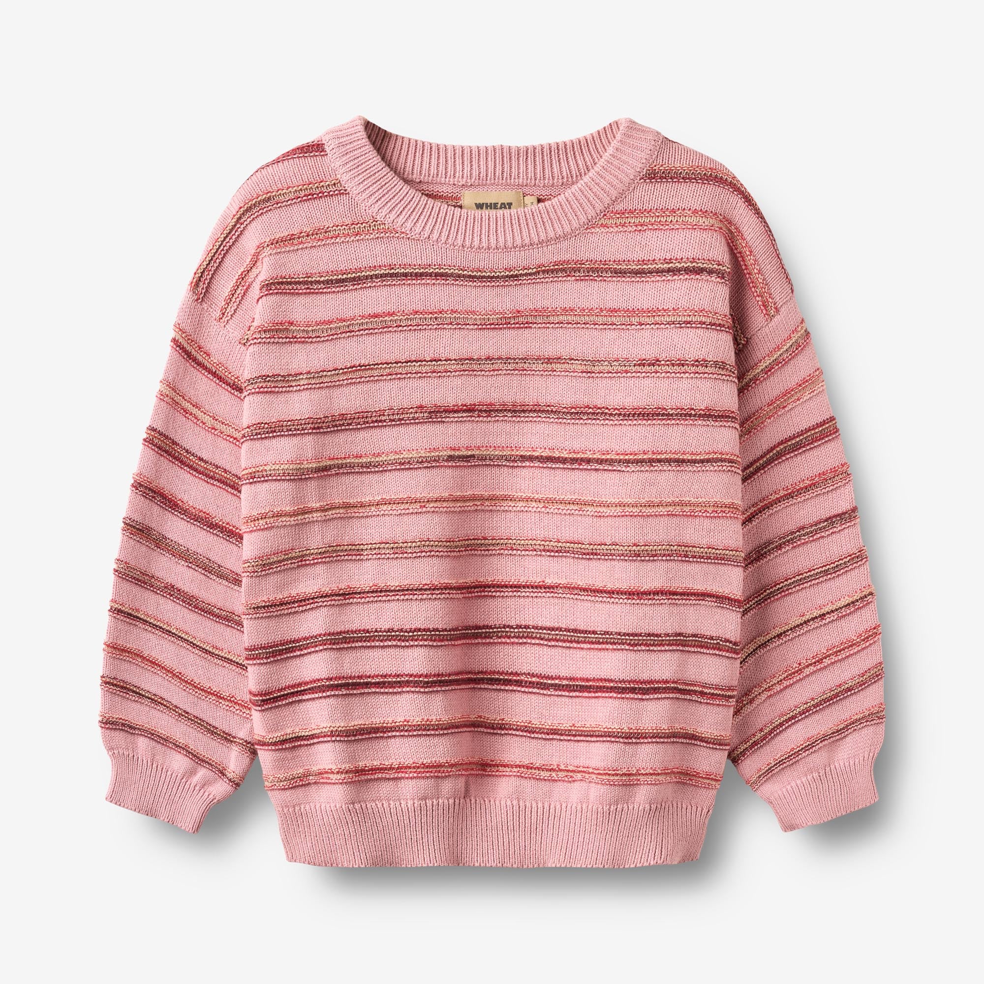wheat-pullover-harlow-berry-cream-stripe-streifenpullover image 1