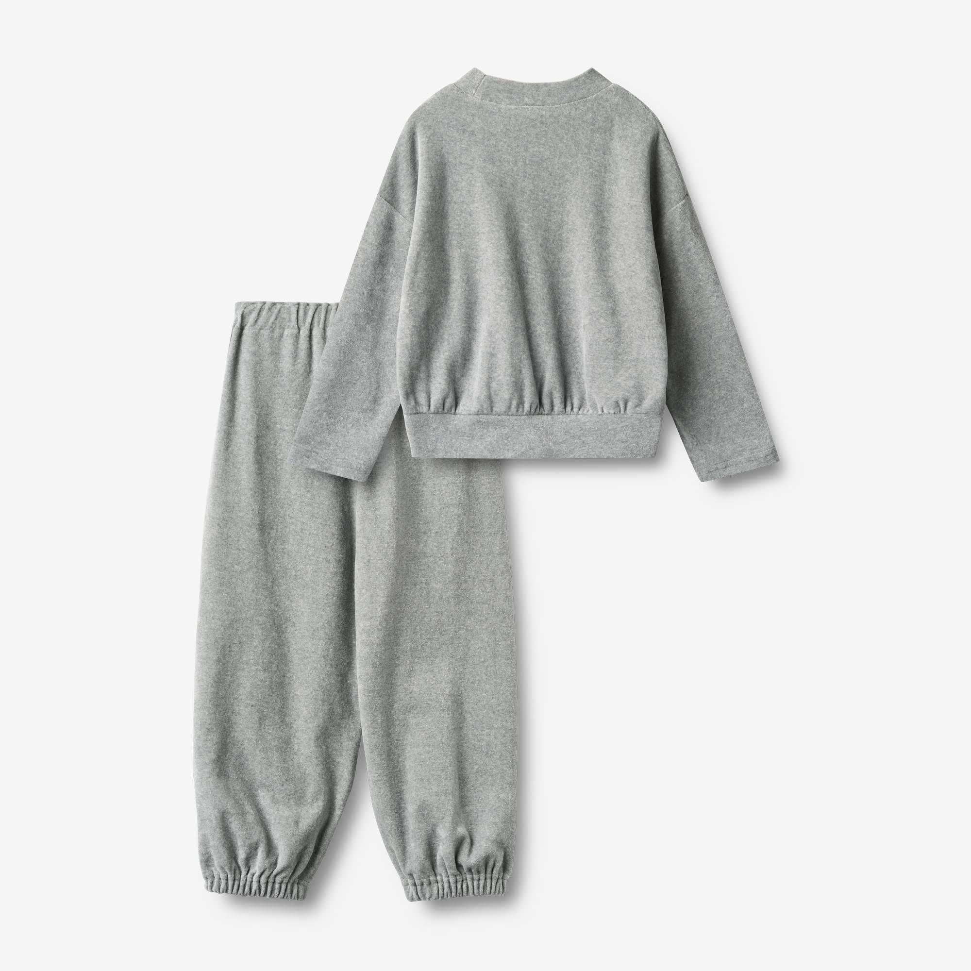 wheat-barbro-sweatset-melange-grey-bio-baumwolle image 2