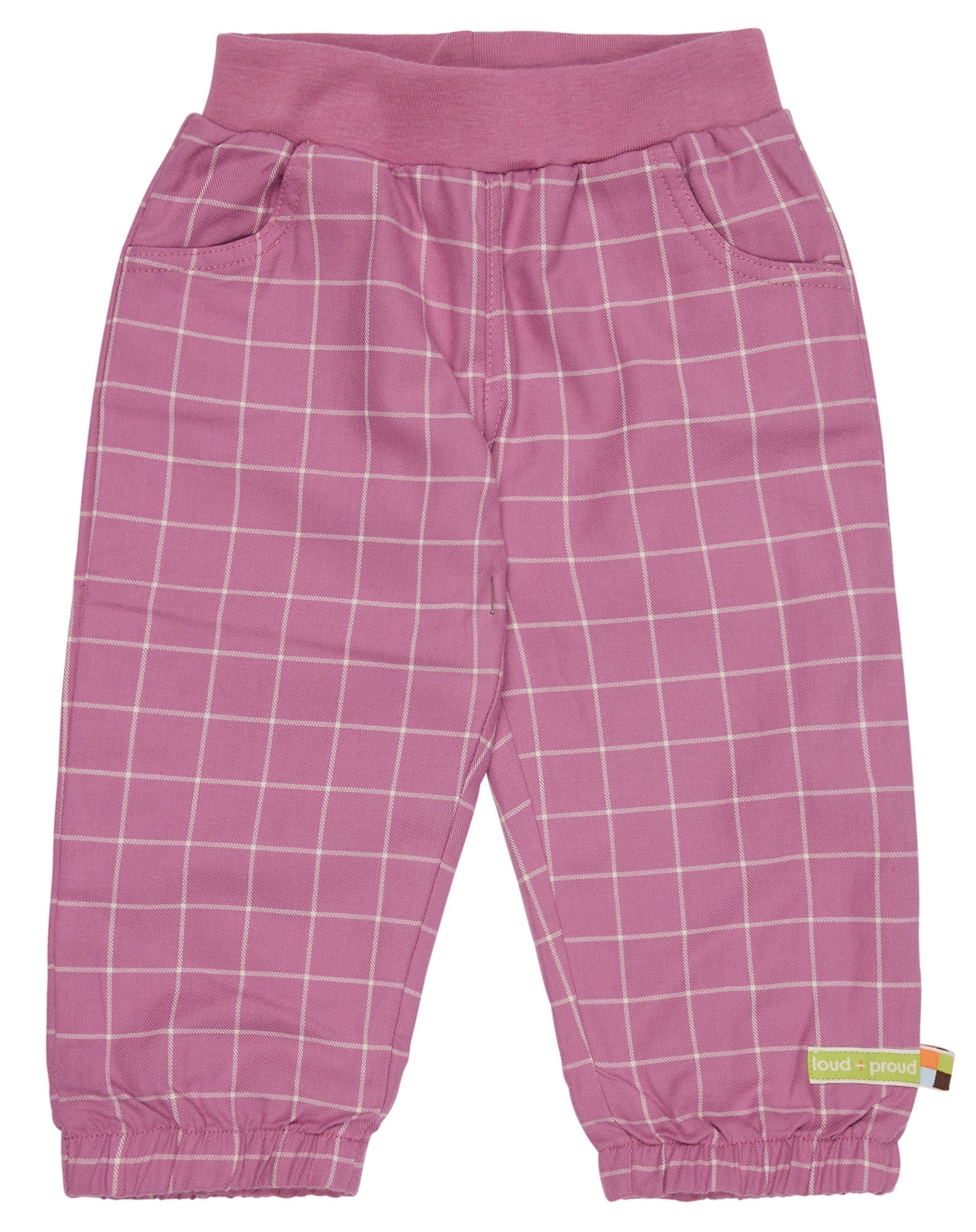 loud-proud-classics-karo-hose-kinder-jerseyfutter-topaz image 3