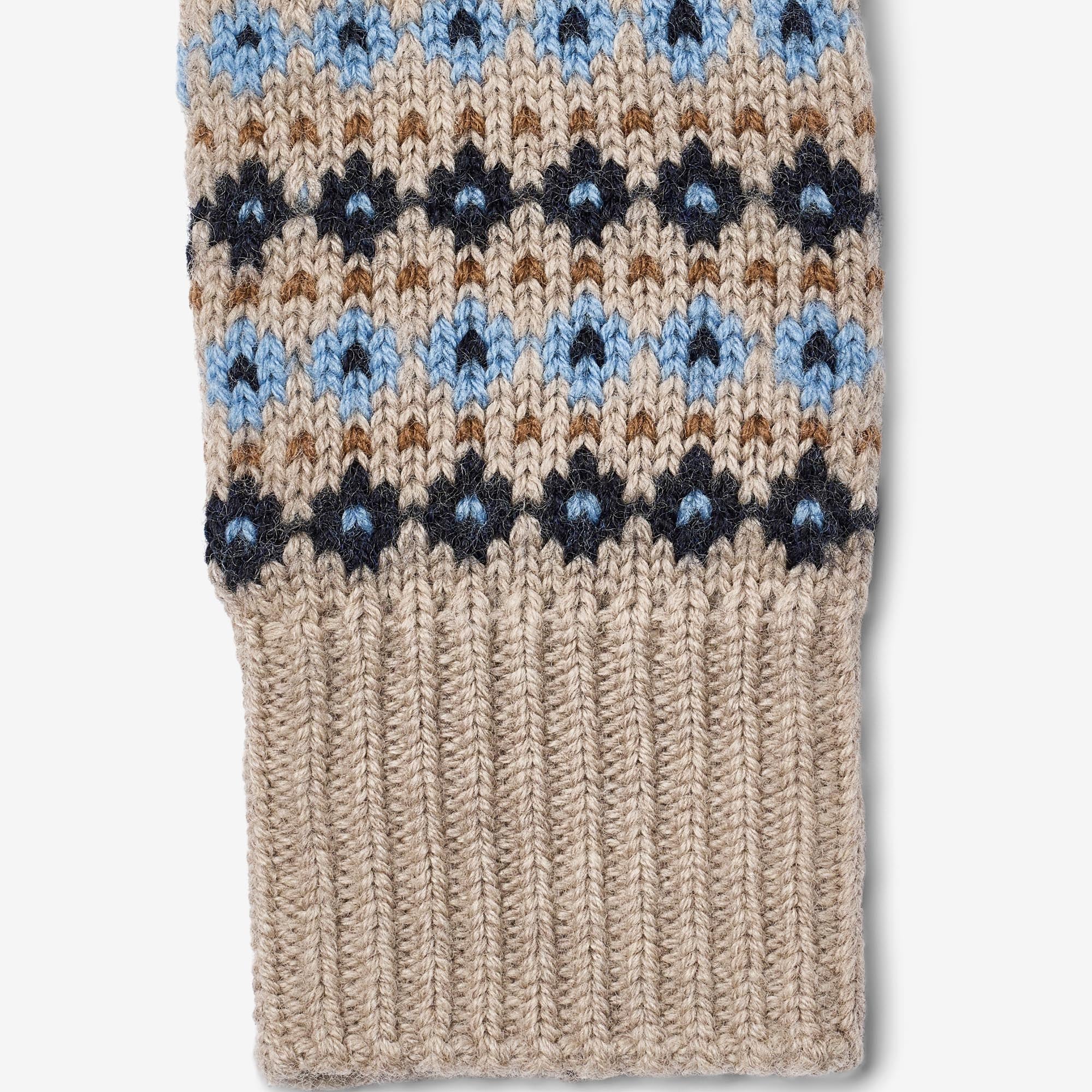 wheat-bobbe-fingerhandschuhe-warm-sand-melange-merino-2 image 3