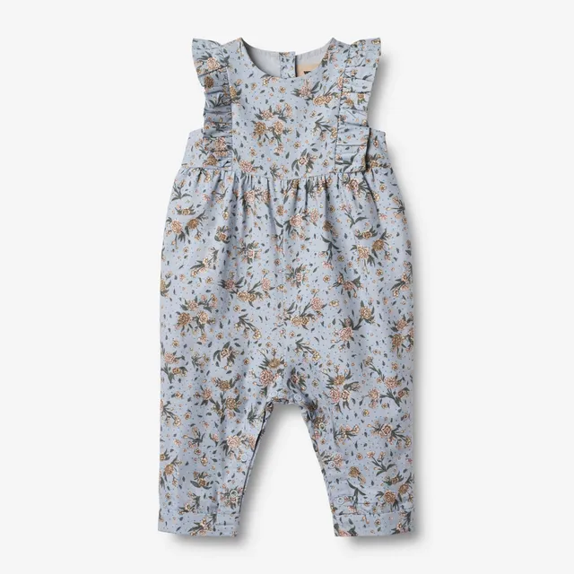 wheat-milia-soft-rain-flowers-strampler-baby-bio image 1