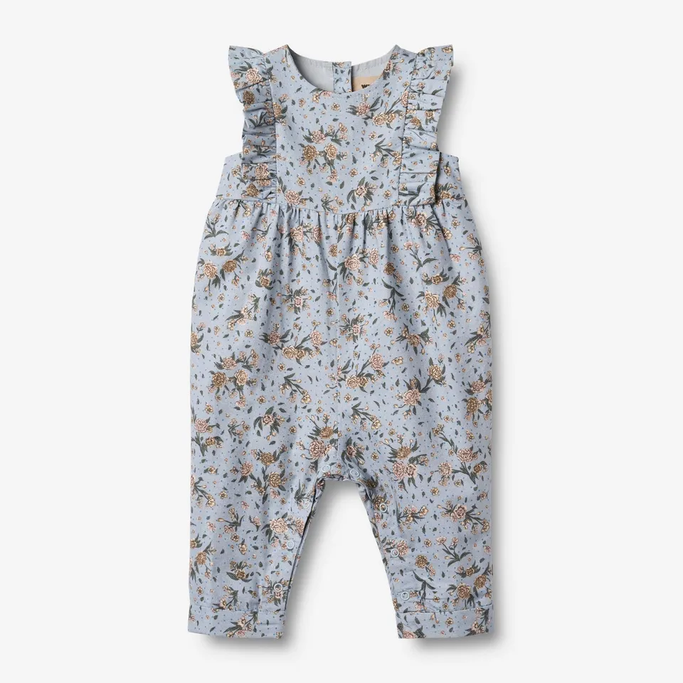 wheat-milia-soft-rain-flowers-strampler-baby-bio image 1