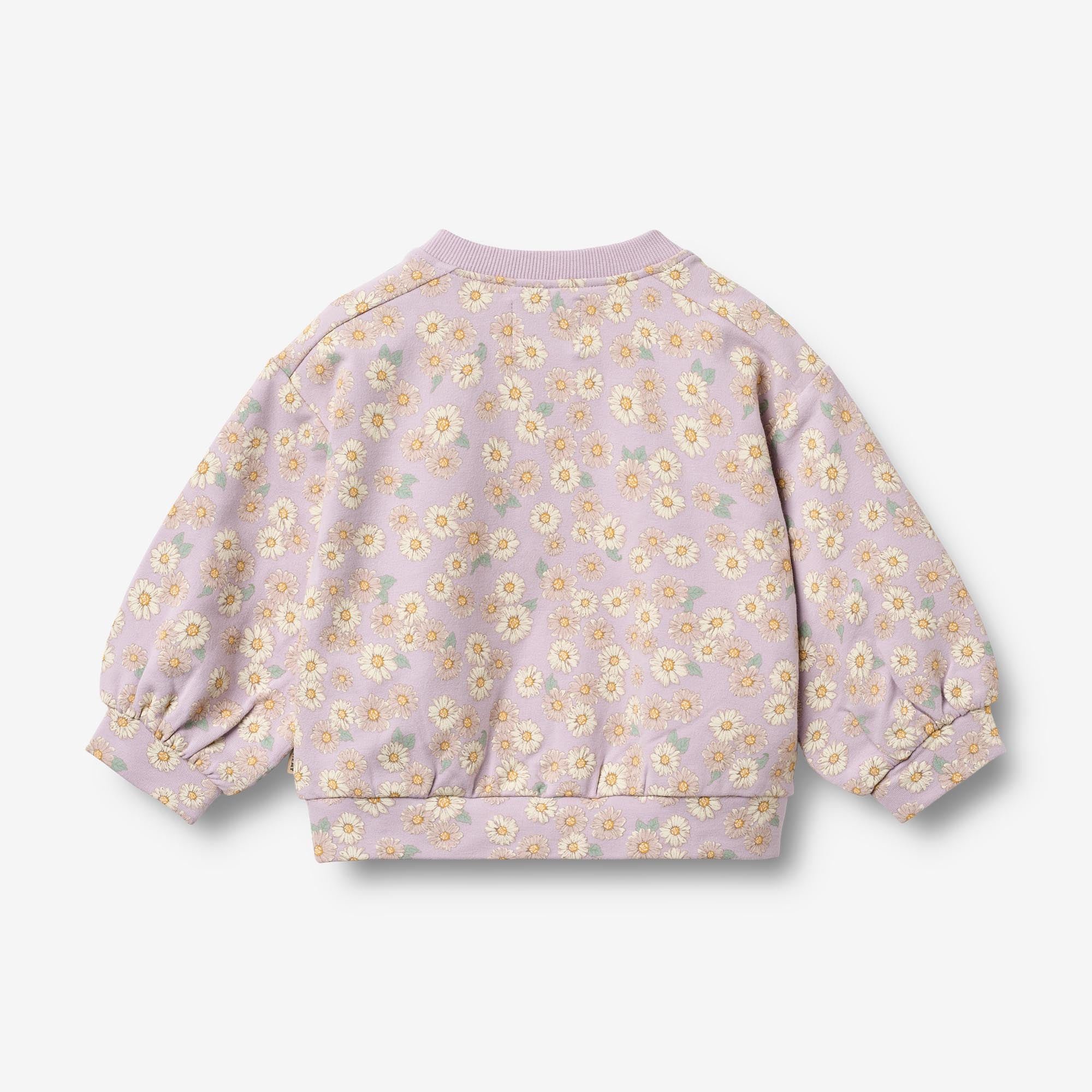 wheat-lia-sweatshirt-sweater-lavender-daisies-baby-bio image 2