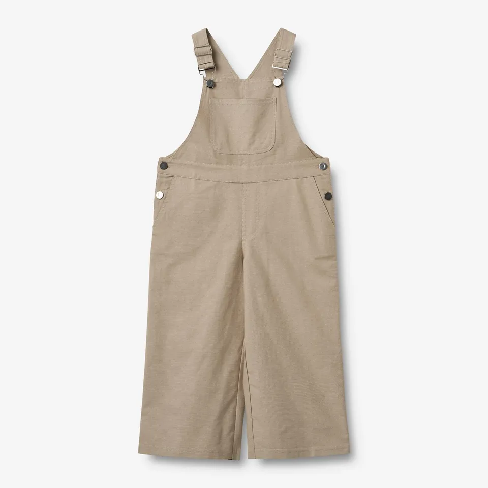 wheat-marley-latzhose-overall-beige-stone-bio-baumwolle image 1