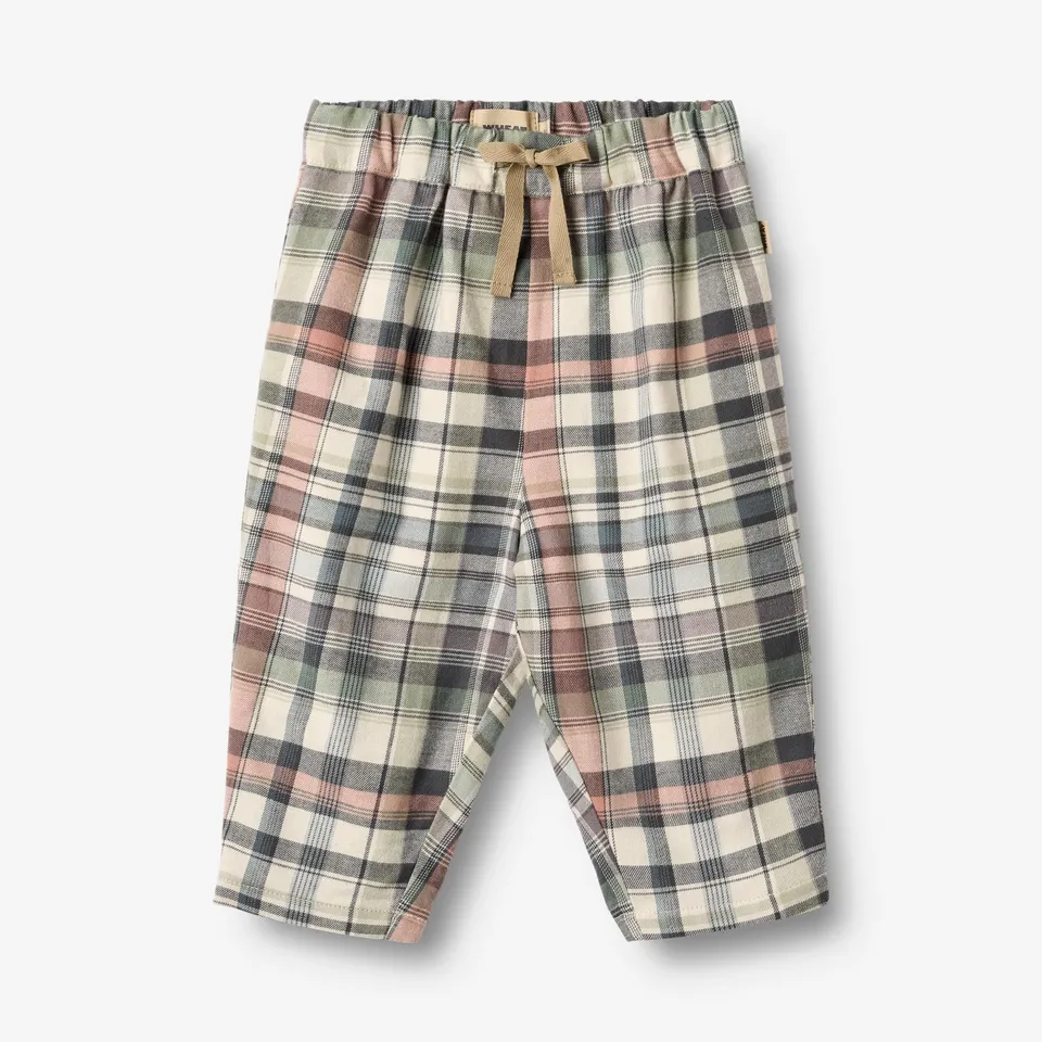 wheat-arne-hose-multi-check-baby-bio-baumwolle-gef-ttert image 1