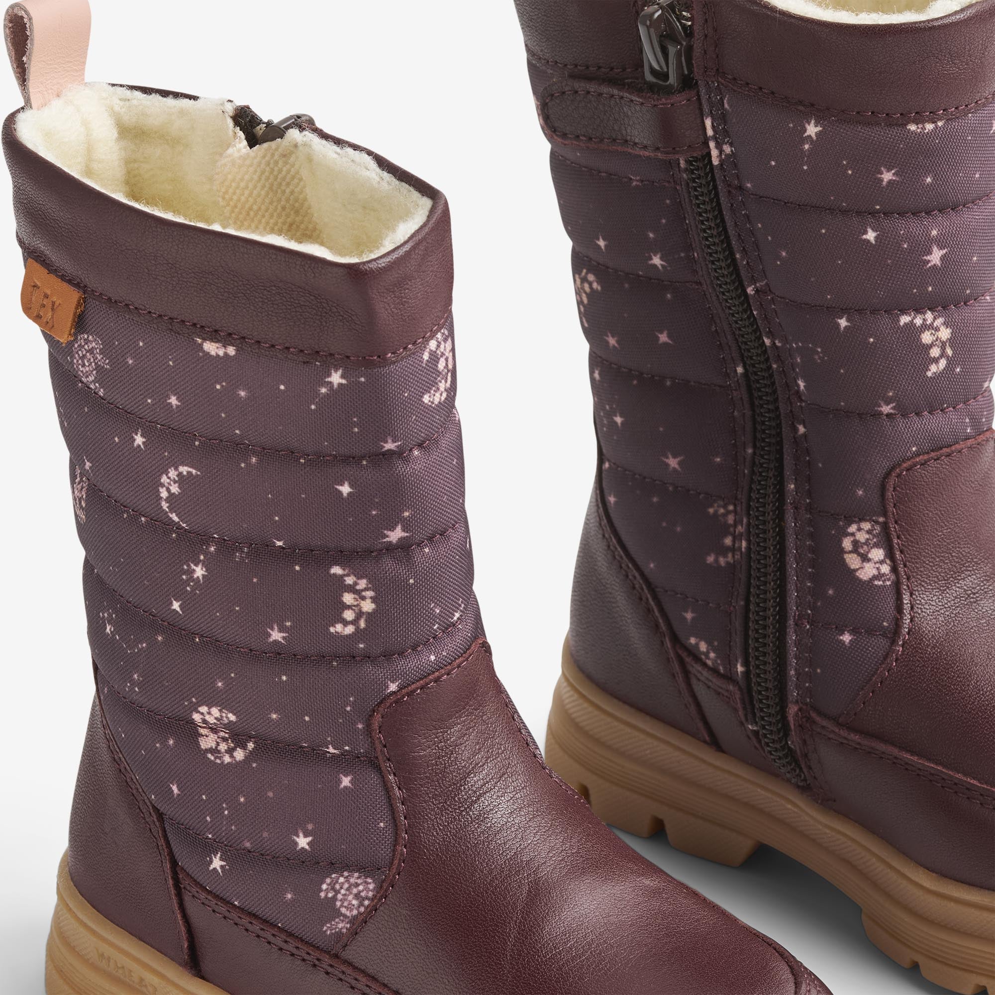 wheat-winterboot-koa-tex-winterstiefel-plum-truffle-stars image 4