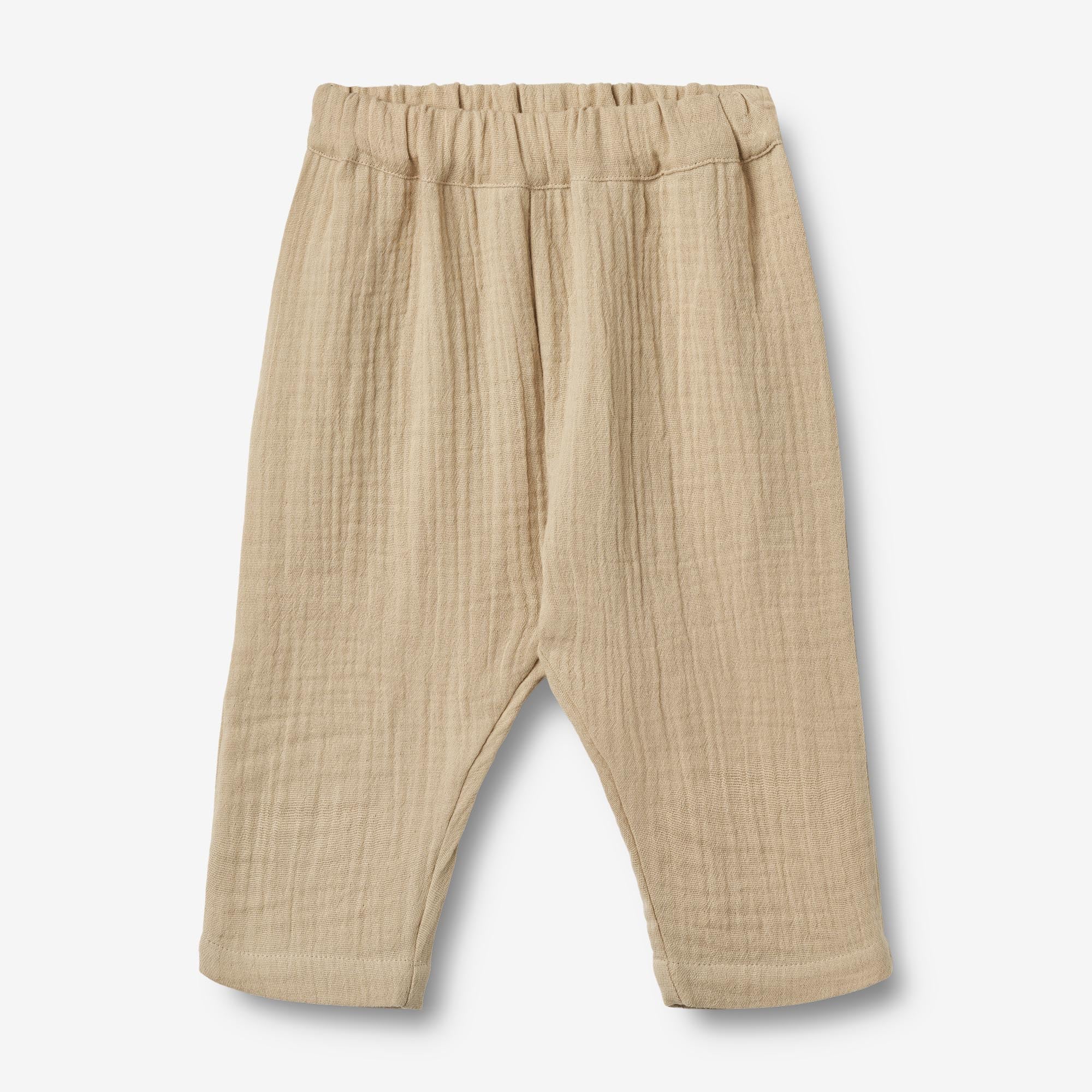 wheat-ashley-baby-hose-soft-sand-bio-baumwolle-musselin image 1