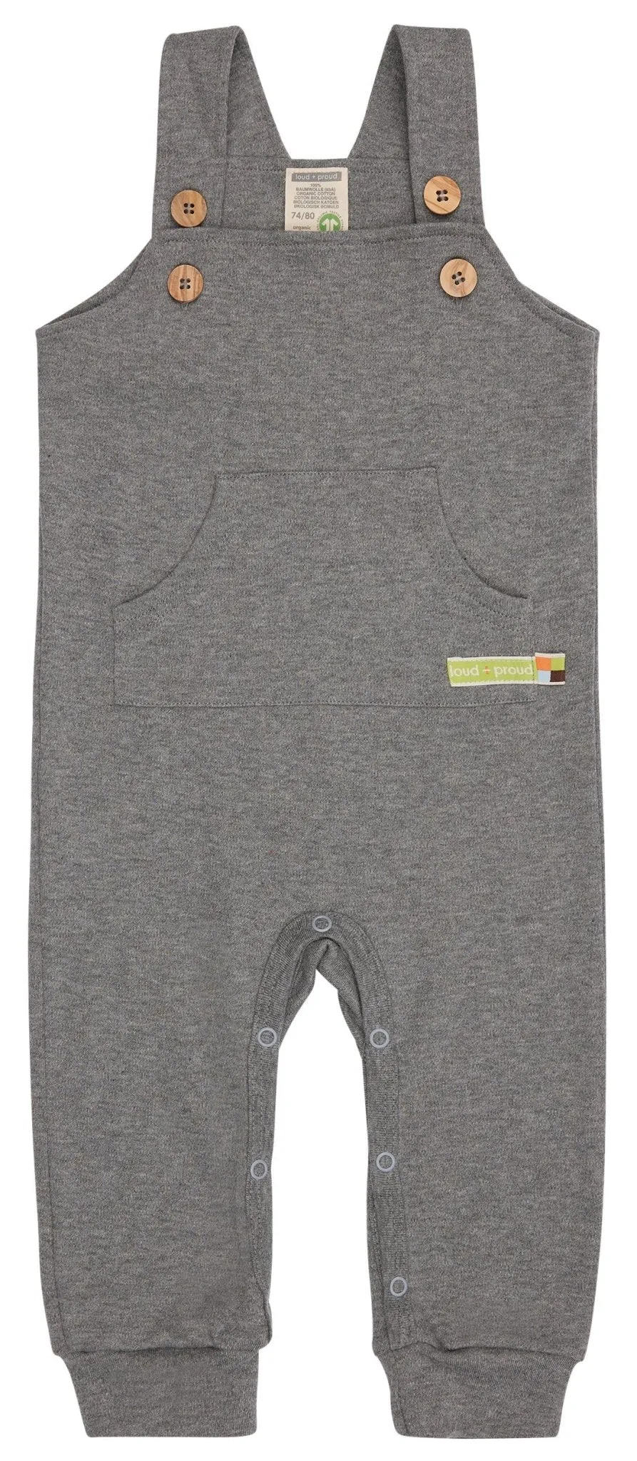 loud-proud-classics-latzhose-aus-interlock-latzhose-grey image 1