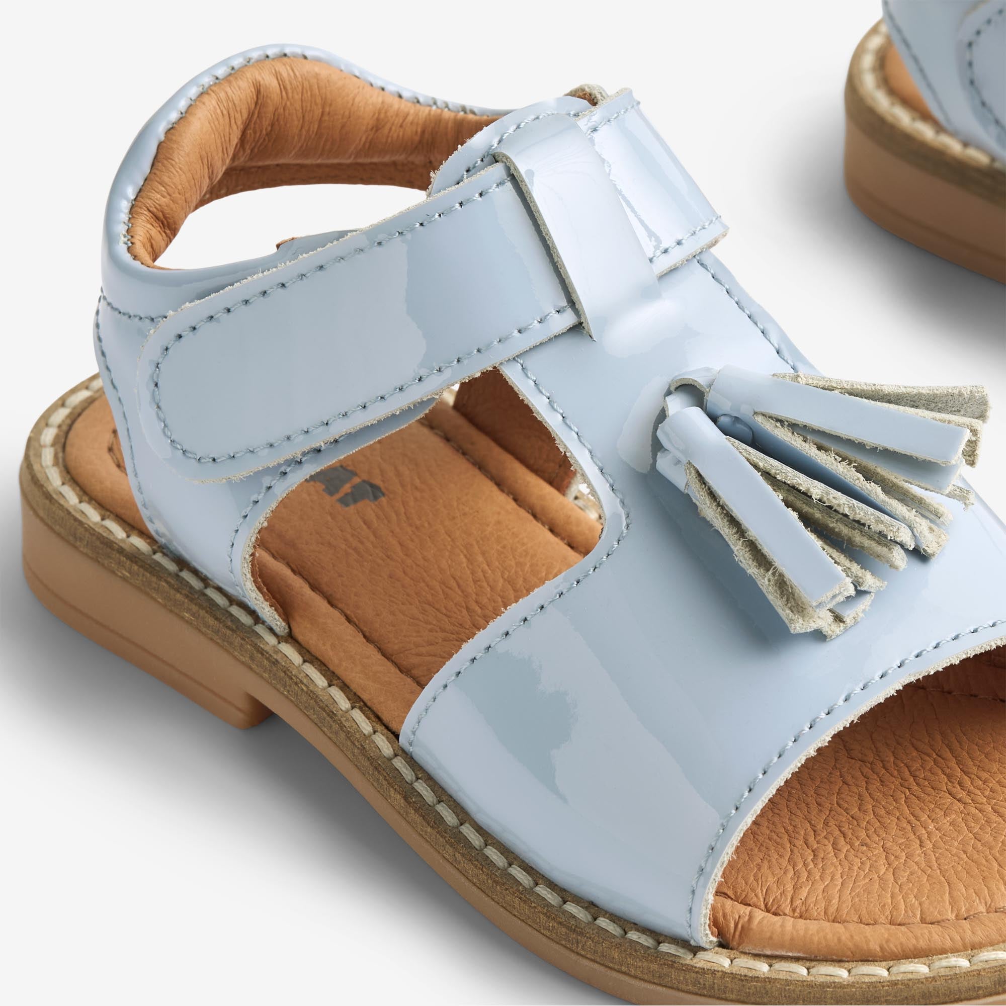 wheat-pil-sandale-summer-sky-leder-mit-klett image 8