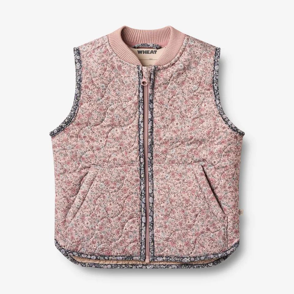 wheat-outerwear-thermo-gilet-eden-weste-soft-lavender-flowers image 1