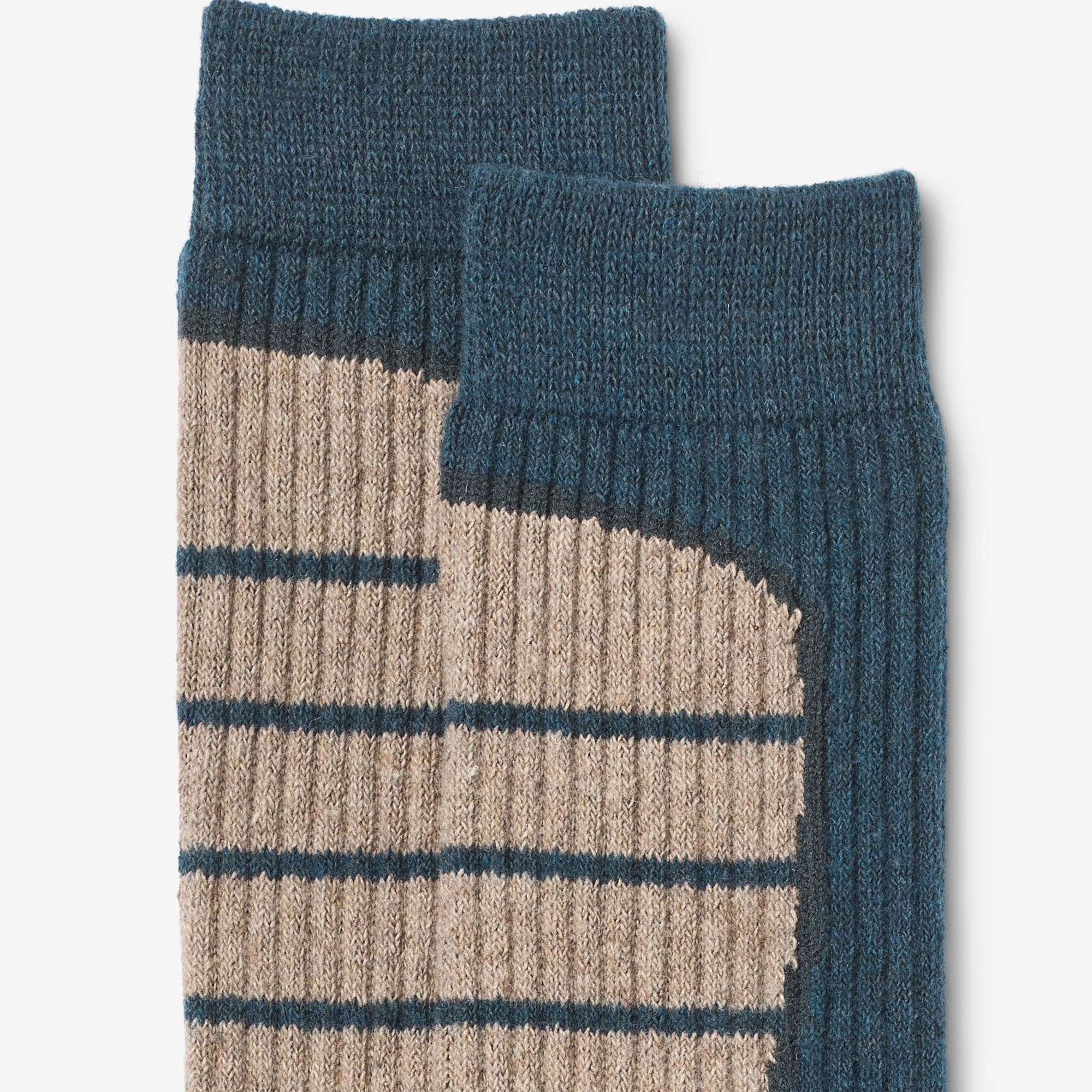 wheat-outerwear-varmo-skisocken-dunkel-petrol-2er-pack-wolle image 6