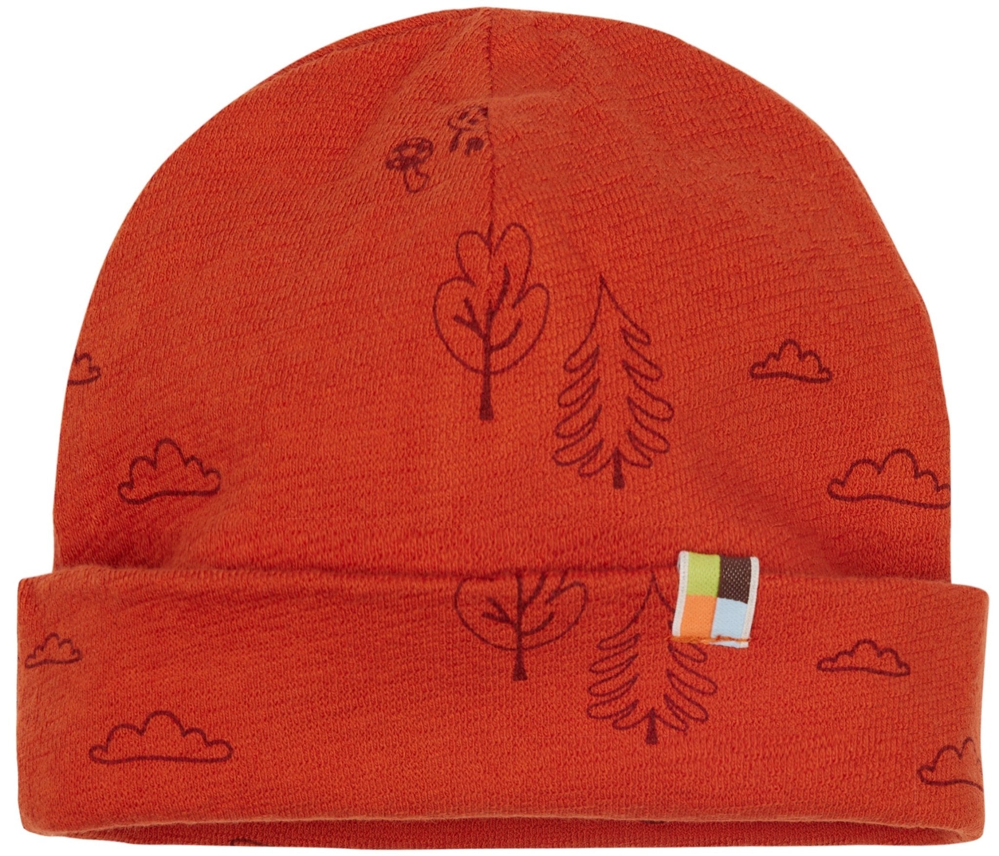 loud-proud-classics-beanie-strukturstrick-silver-wald-druck image 4