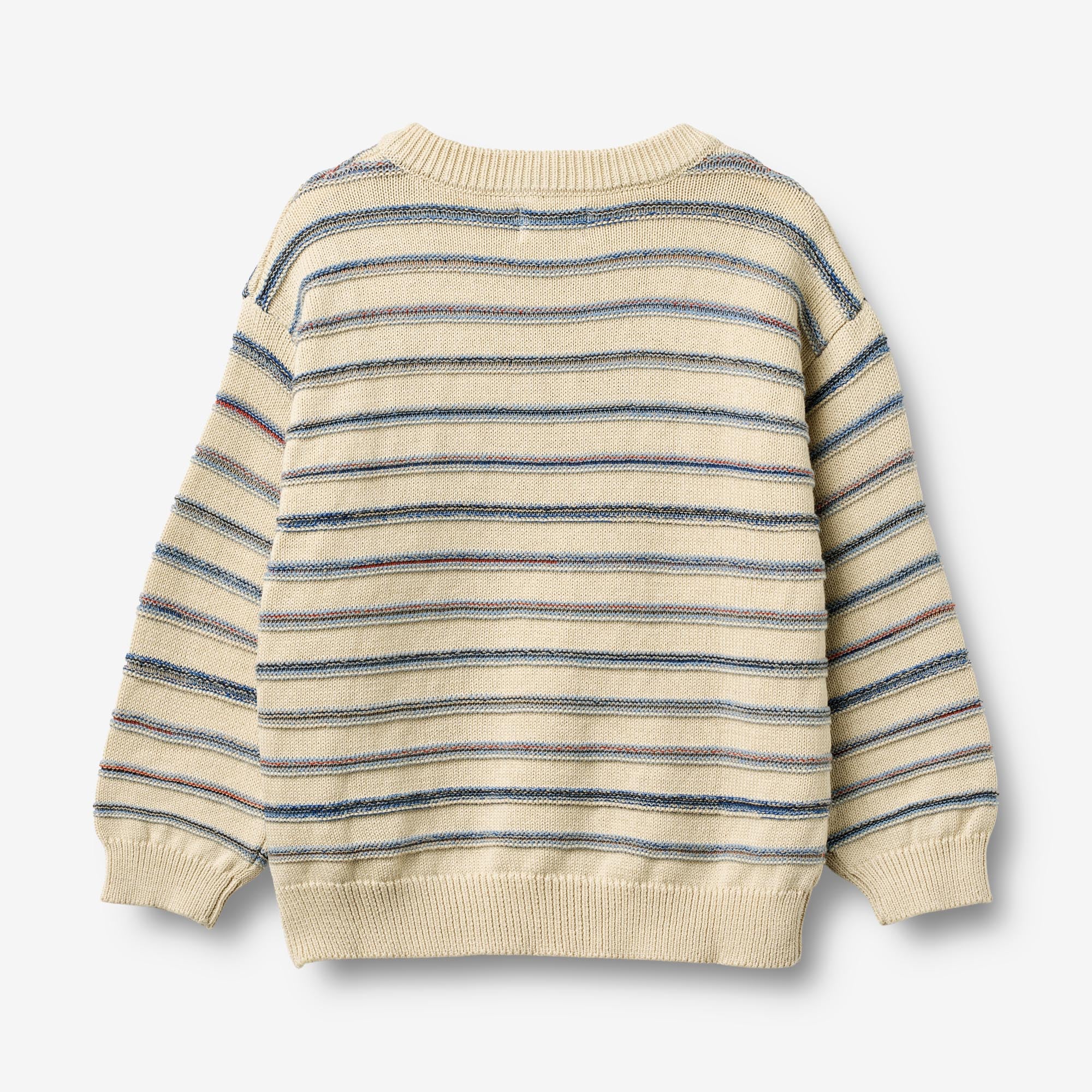 wheat-harlow-strickpullover-sandshell-stripe-kinder image 4