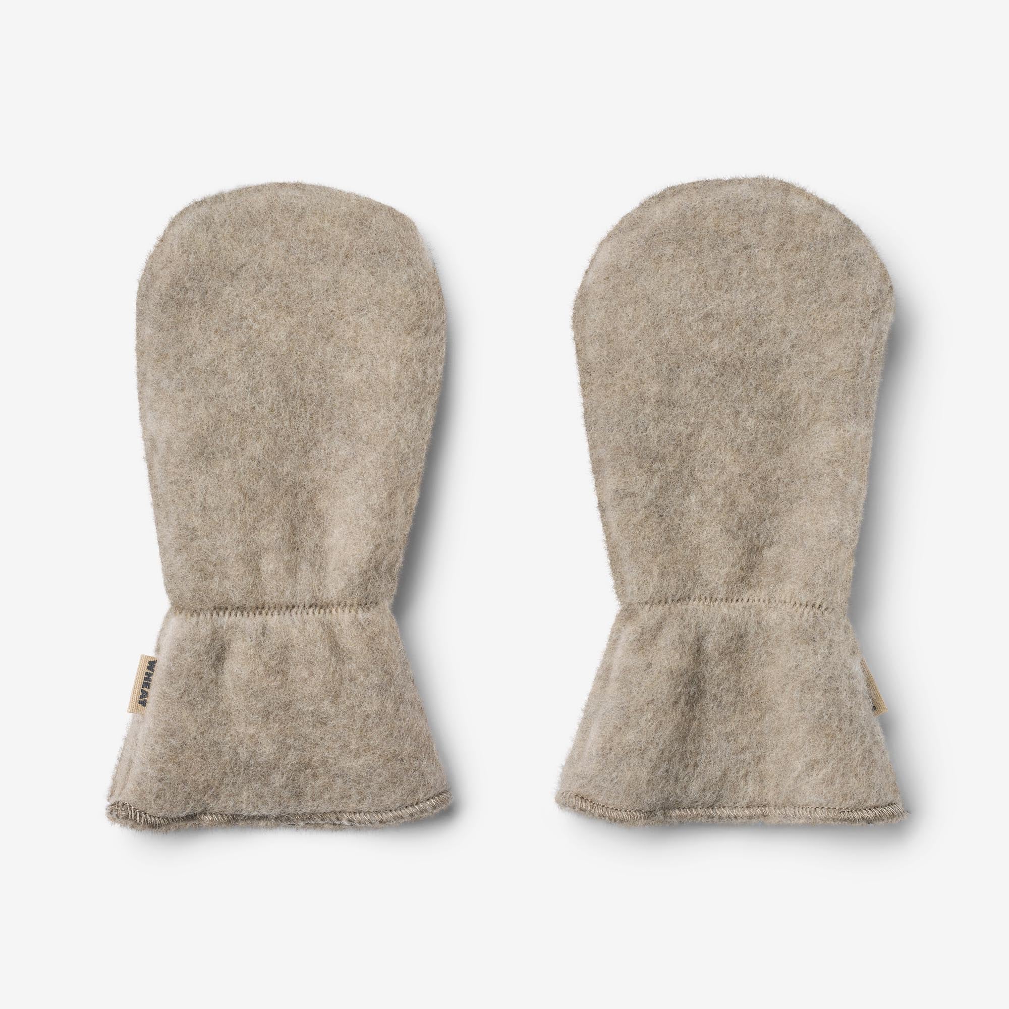 wheat-jay-woll-fleece-f-ustlinge-khaki-melange-merino image 1