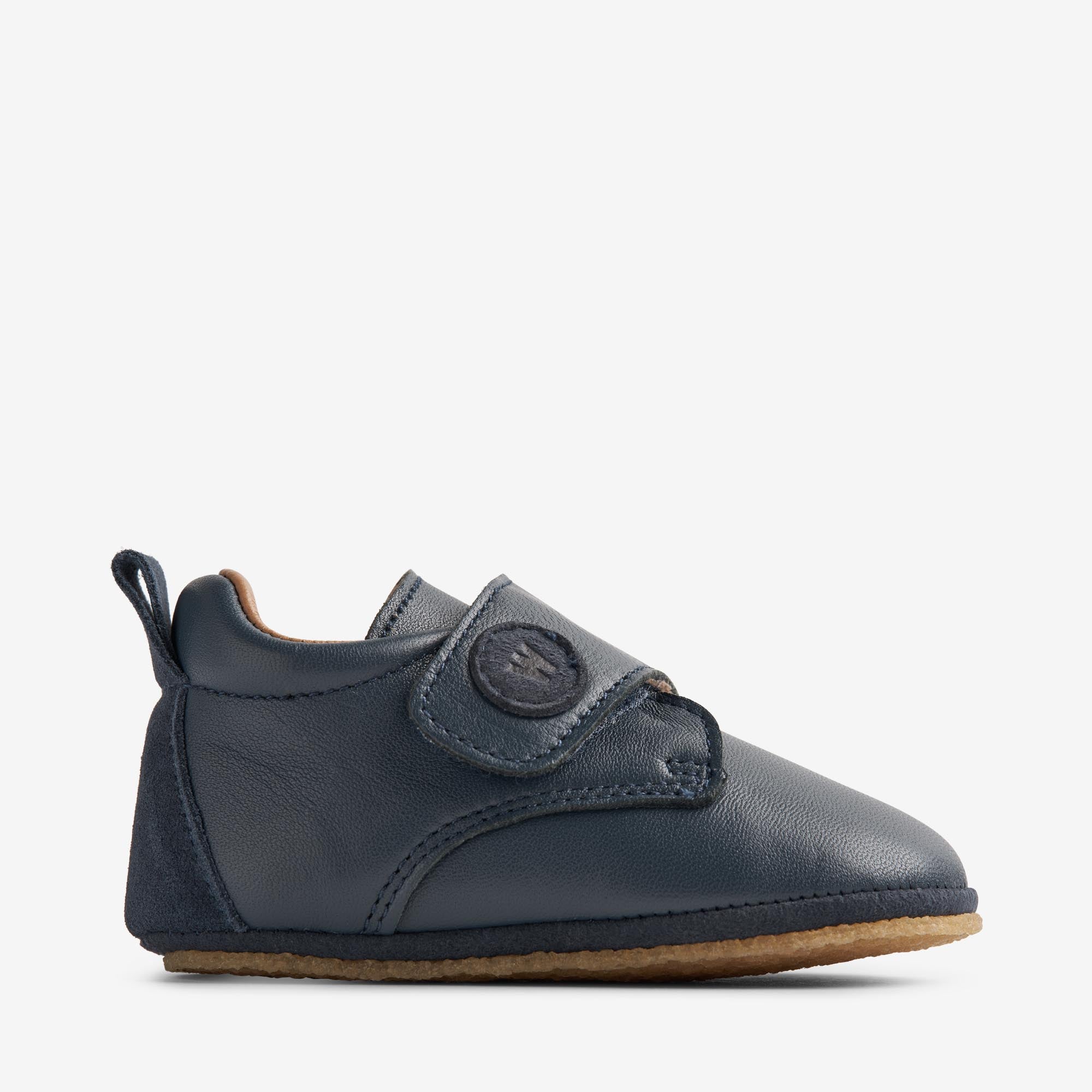 wheat-indoor-shoe-dakota-hausschuhe-navy-leder-klett image 4