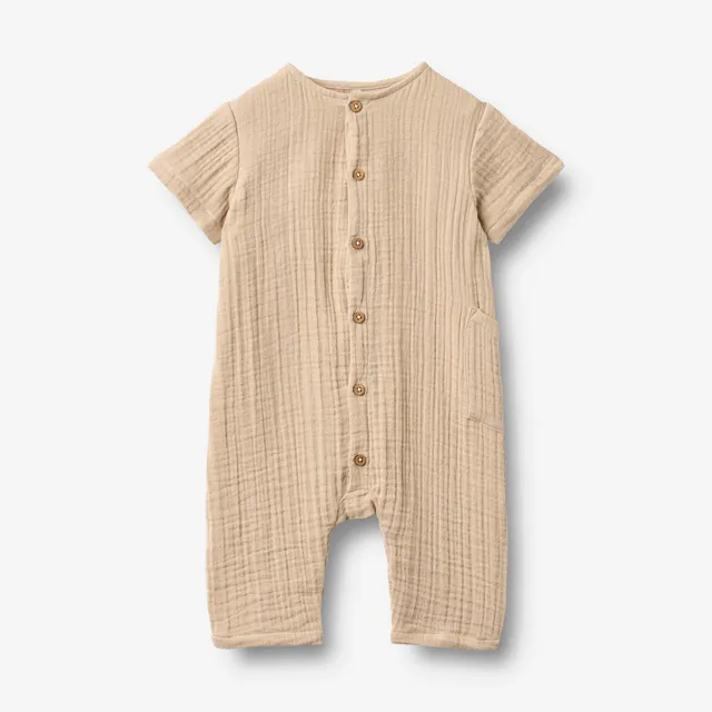 wheat-alex-romper-babyoverall-warm-sand-gr-62 image 1