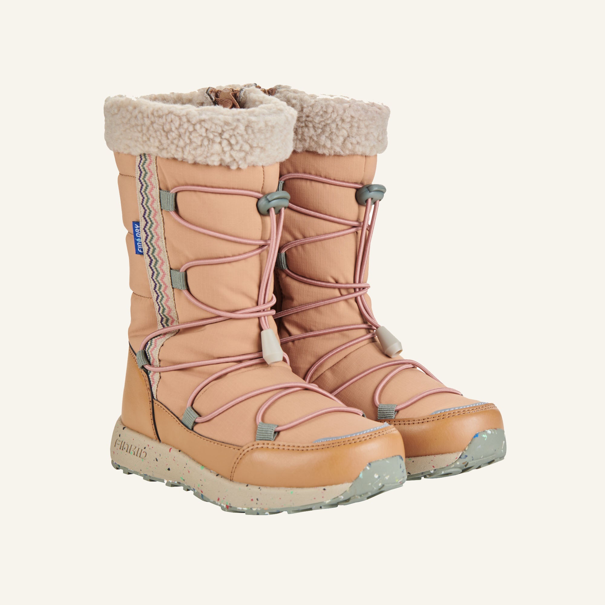 finkid-husky-lauma-winterstiefel-cranberry-28-wasserdicht image 2