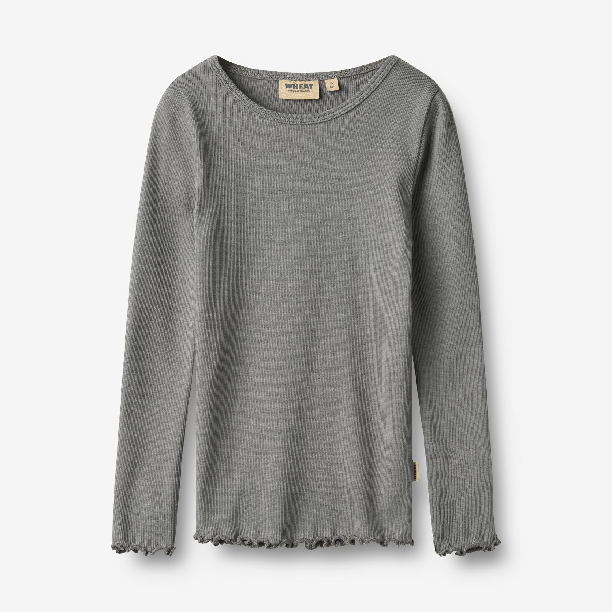 wheat-ida-langarmshirt-flint-m-dchen-shirt-bio image 1