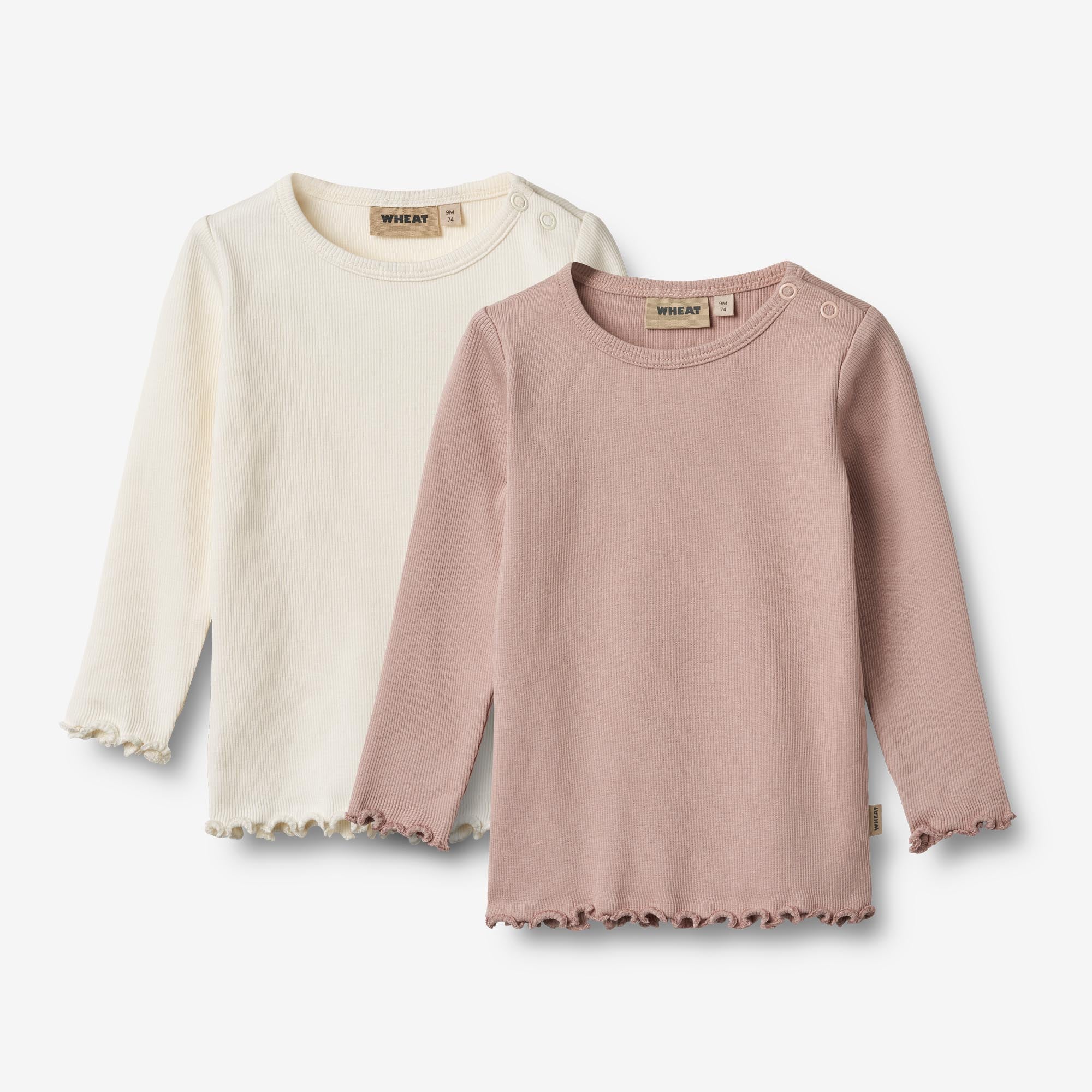 wheat-ida-langarmshirt-rosa-2er-pack-bio-gr-80 image 1