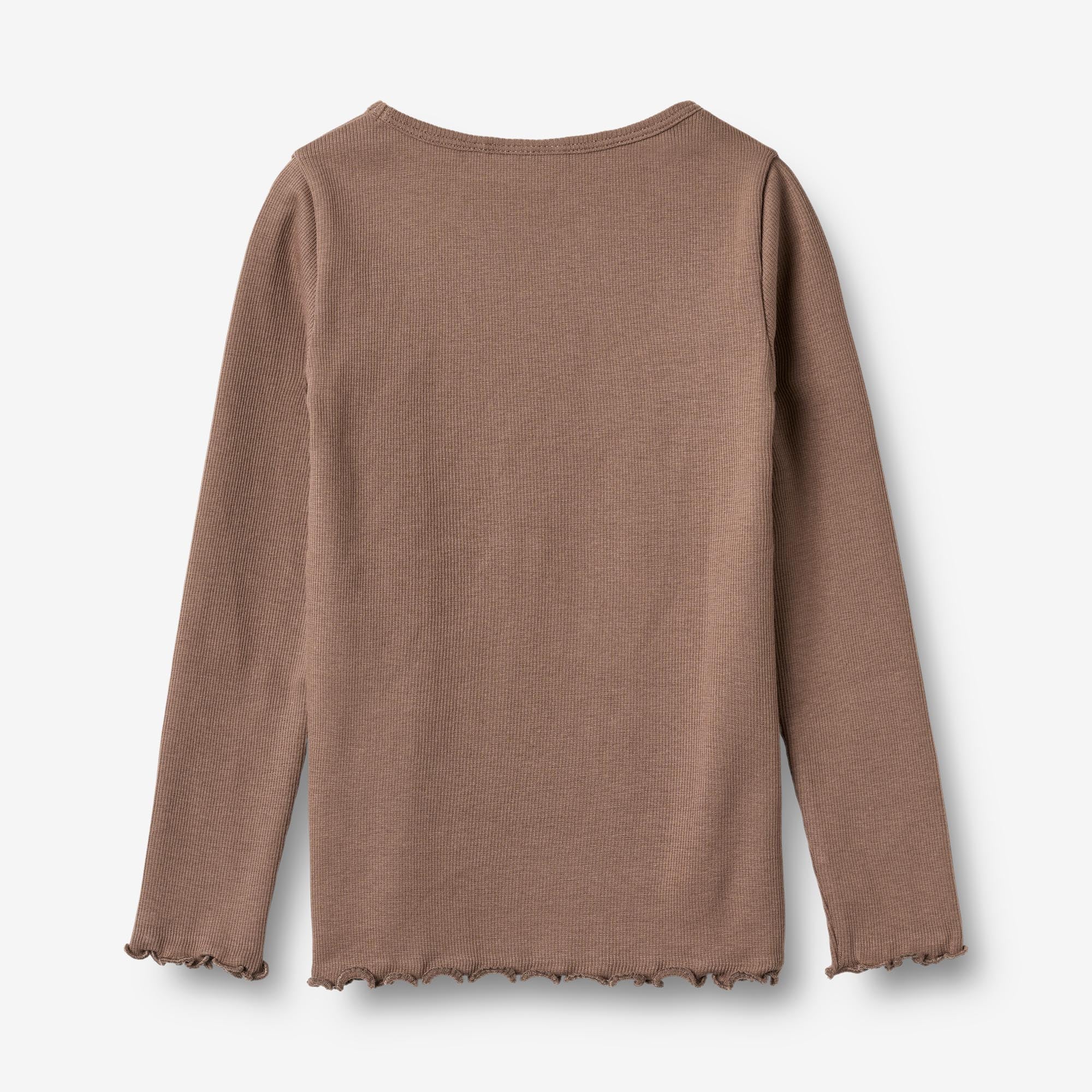 wheat-clothing-ida-langarmshirt-toffee-brown-bio-jersey-92-152 image 6