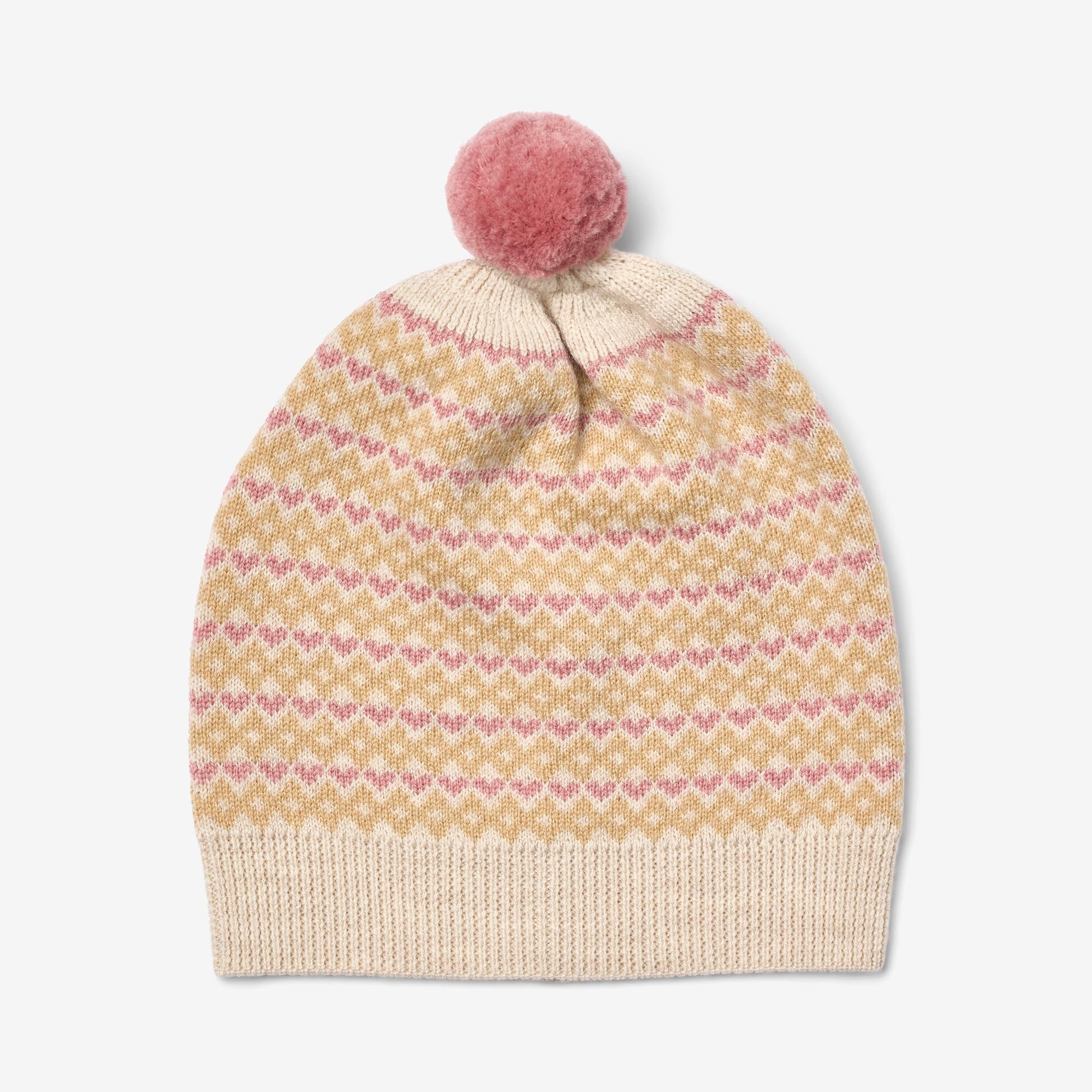 wheat-doonia-beanie-kinderm-tze-pale-lilac-merinowolle image 1