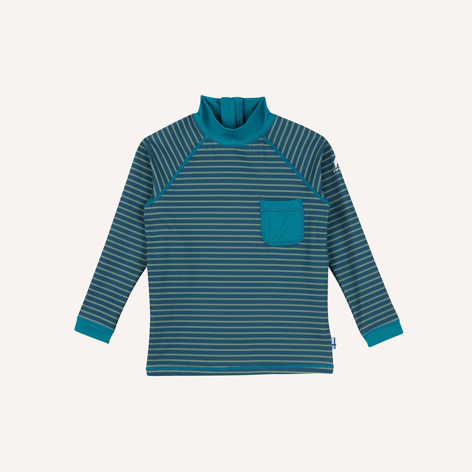finkid-bite-protect-delfiini-eko-badeshirt-ocean-mosaic-80-90 image 2
