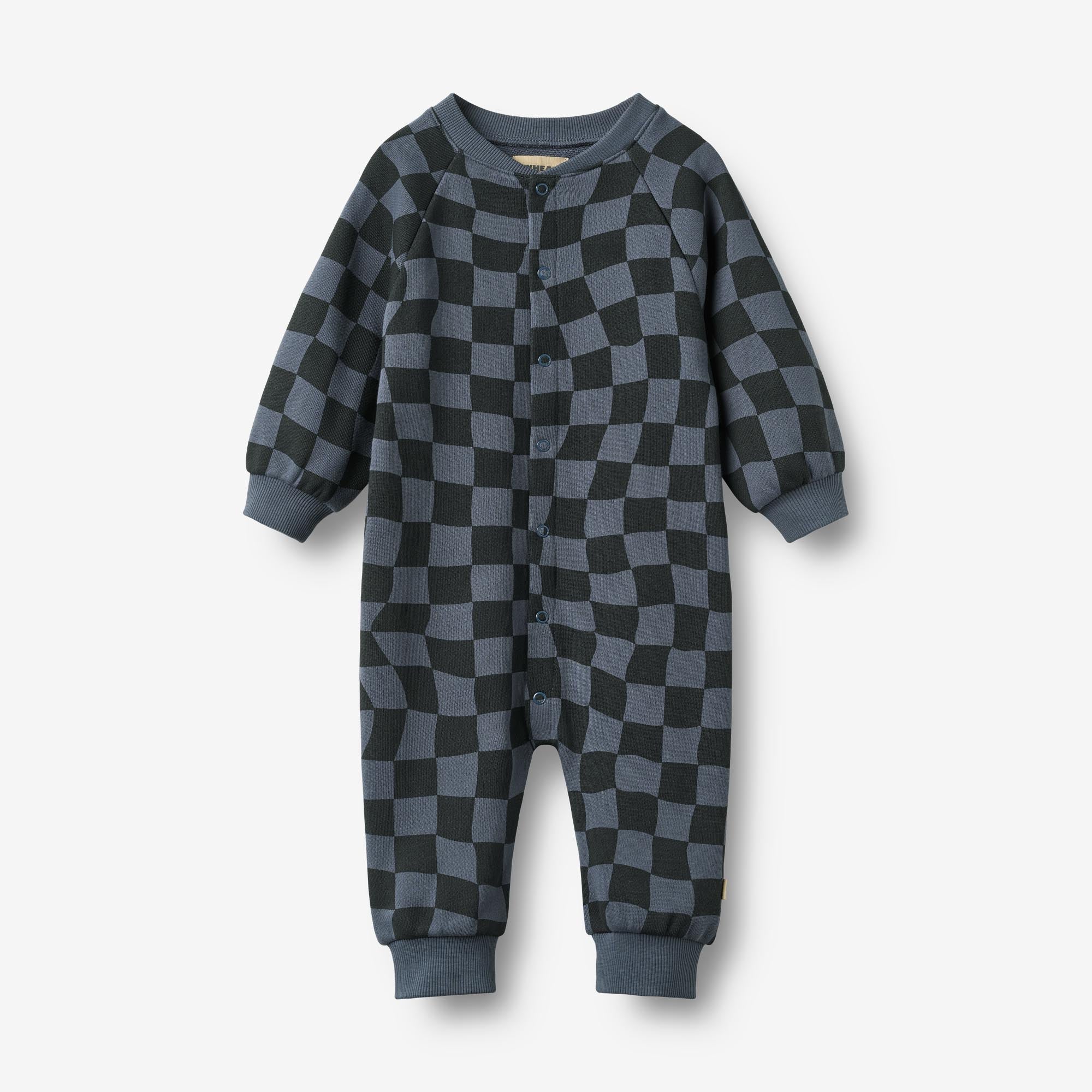 wheat-lilo-jumpsuit-navy-blue-check-bio-baumwolle image 1