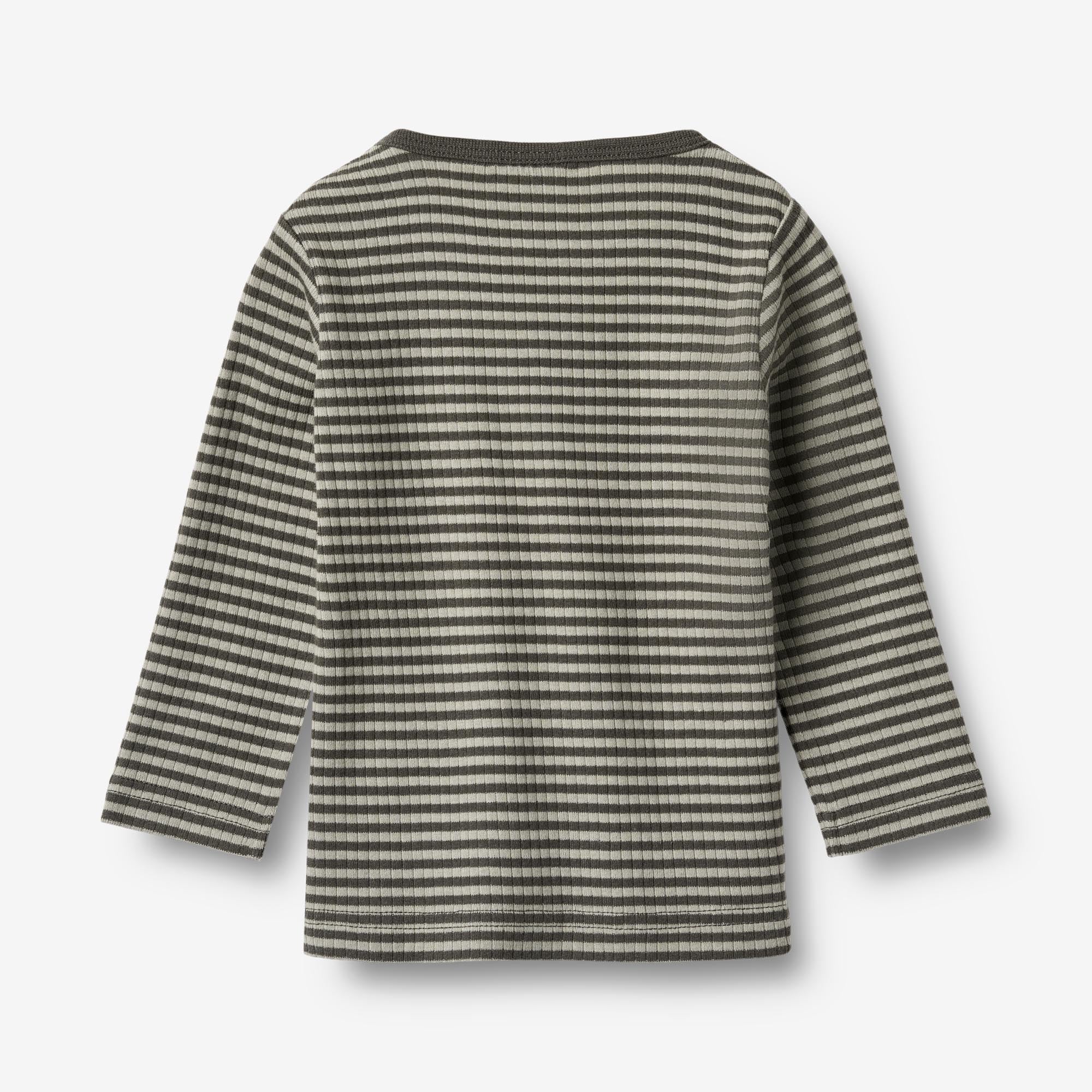 wheat-stig-langarmshirt-winter-forest-stripe-baby-bio image 2