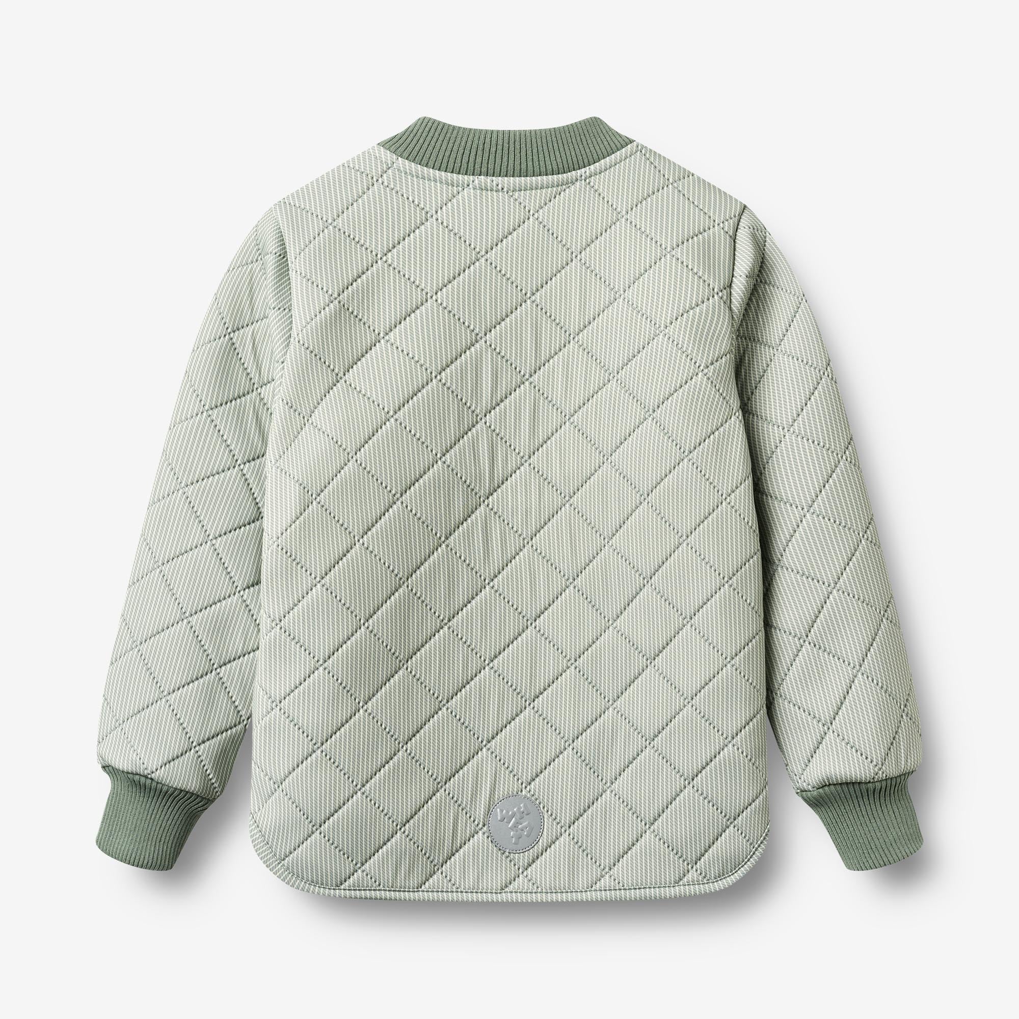 wheat-outerwear-thermo-jacket-loui-jacke-green-stripe-wattiert image 2