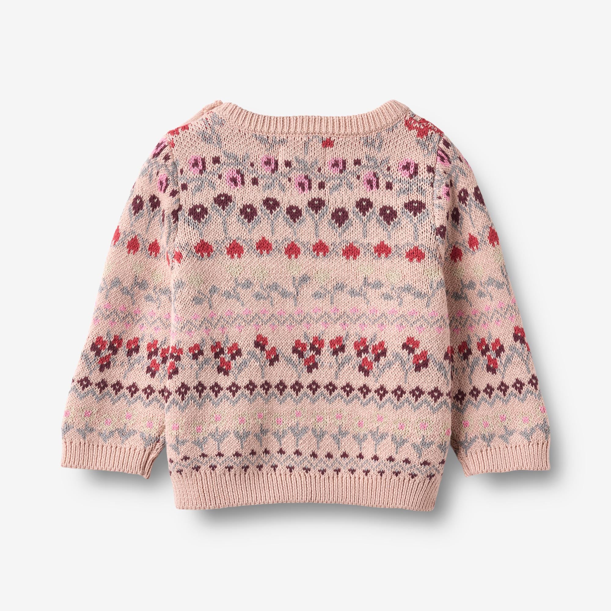 wheat-mikmak-jacquard-pullover-baby-dim-rose-bio-baumwolle image 3