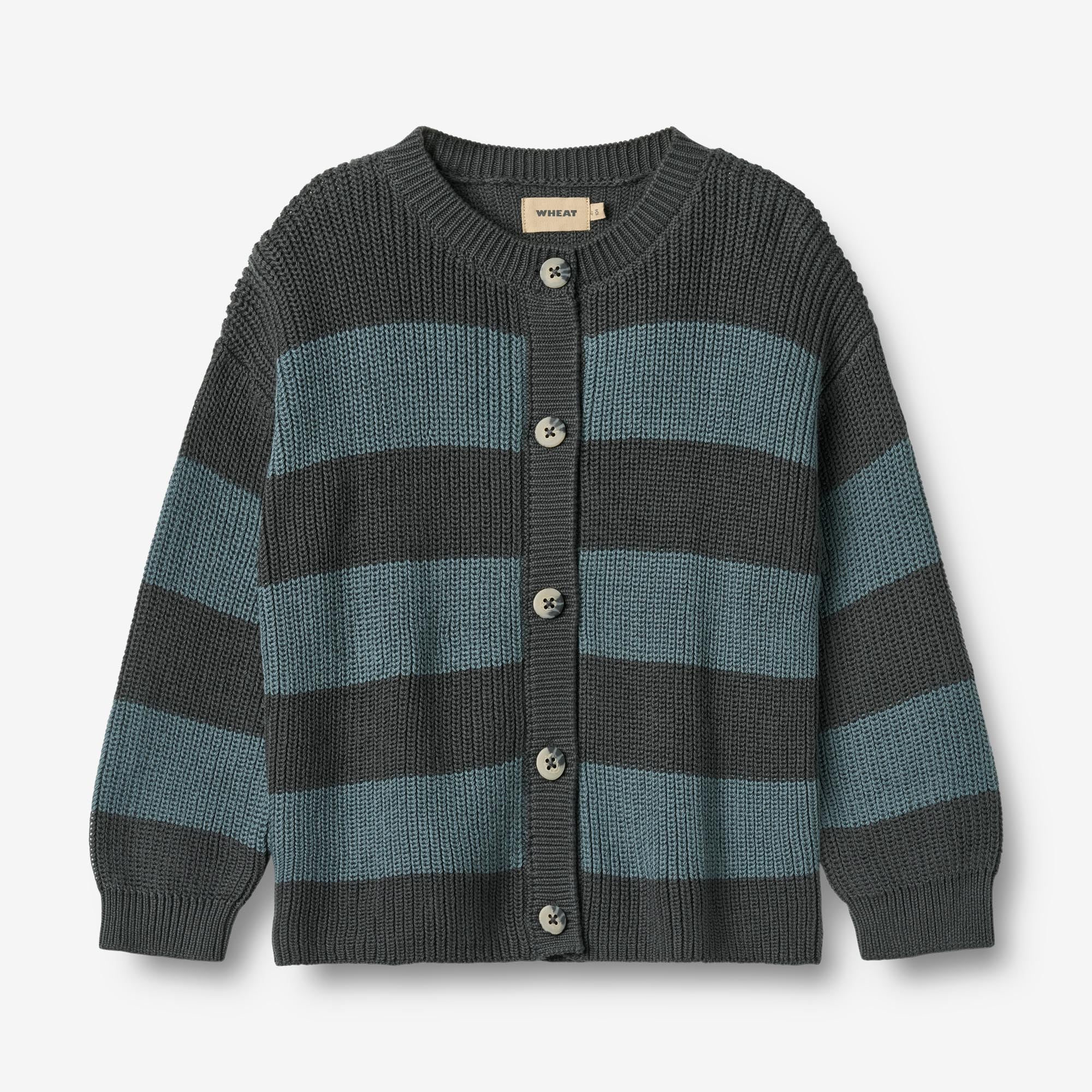 wheat-noor-strick-cardigan-stormy-weather-bio image 1