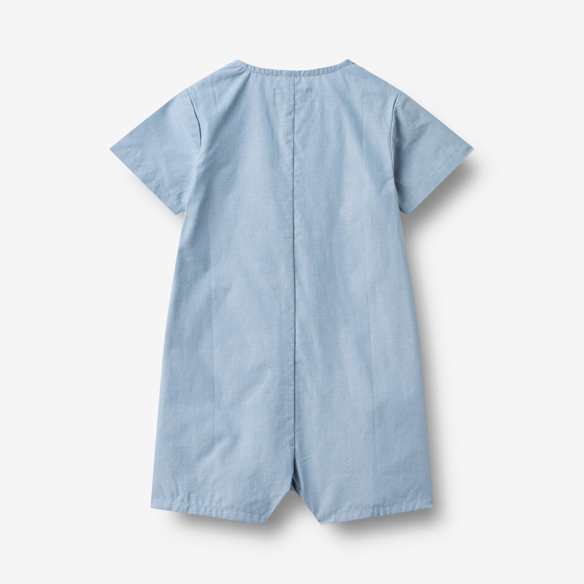 wheat-frederik-playsuit-strampler-blue-chambrey-bio image 2