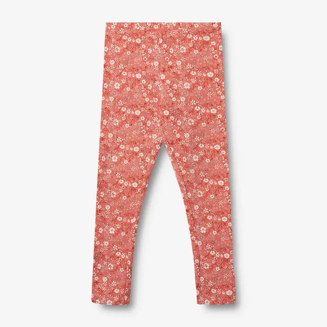 wheat-jules-jersey-leggings-coral-flowers-bio-baumwolle-2 image 1