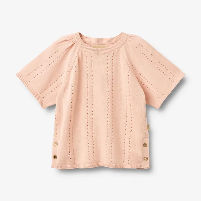 wheat-vilna-strickpullover-powder-kurzarm-bio-baumwolle image 1