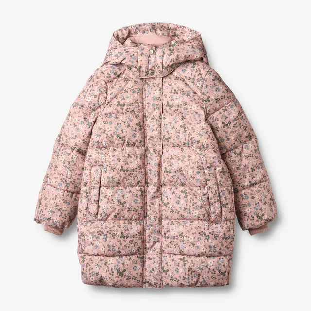 wheat-yrsa-steppjacke-rose-powder-flowers-recycelt image 1