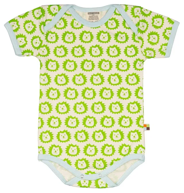 loud-proud-classics-body-kurzarm-babybody-lime-druck image 1