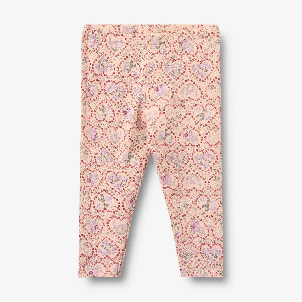 wheat-jules-leggings-magenta-heart-flowers-bio-baumwolle image 1