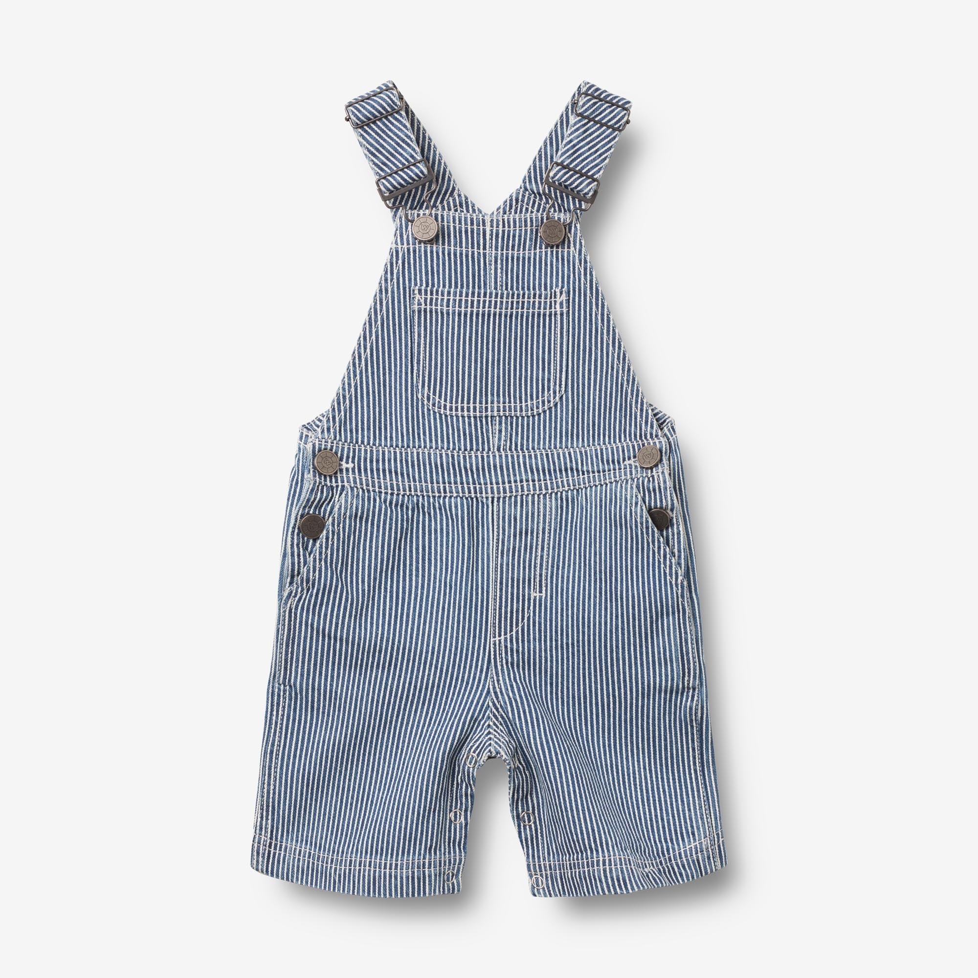 wheat-lykke-latzhose-babylatzhose-denim-stripe-bio image 1
