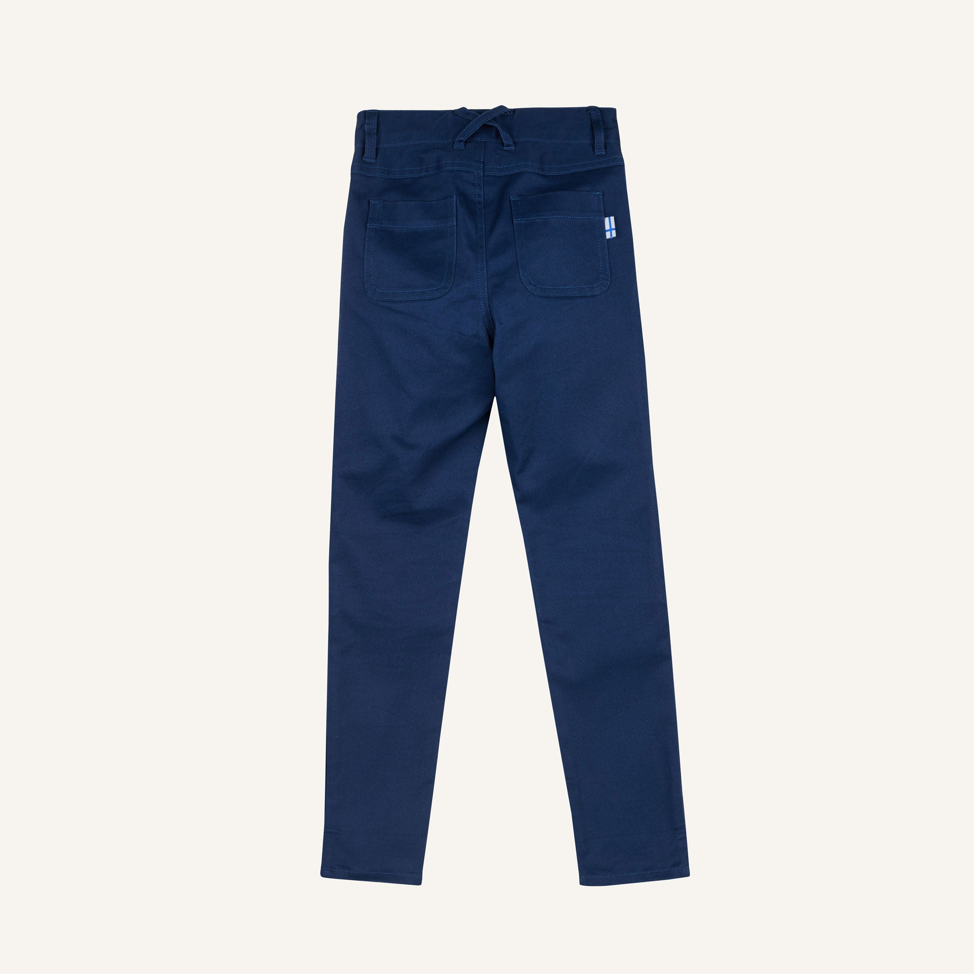 finkid-husky-kuulu-canvas-outdoorhose-denim-deep-water image 2