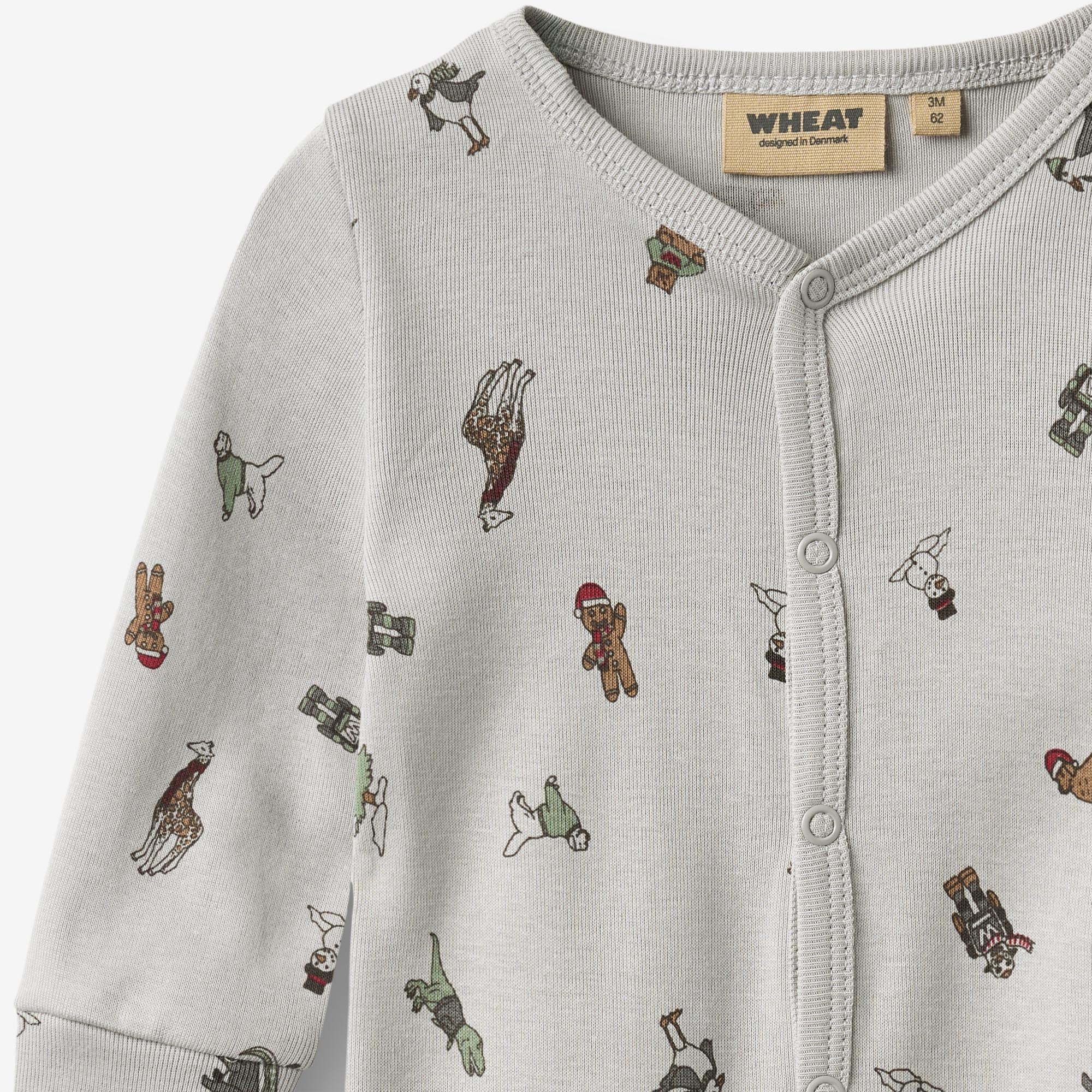wheat-bendji-jumpsuit-winter-friends-baby-strampler-bio-baumwolle image 3