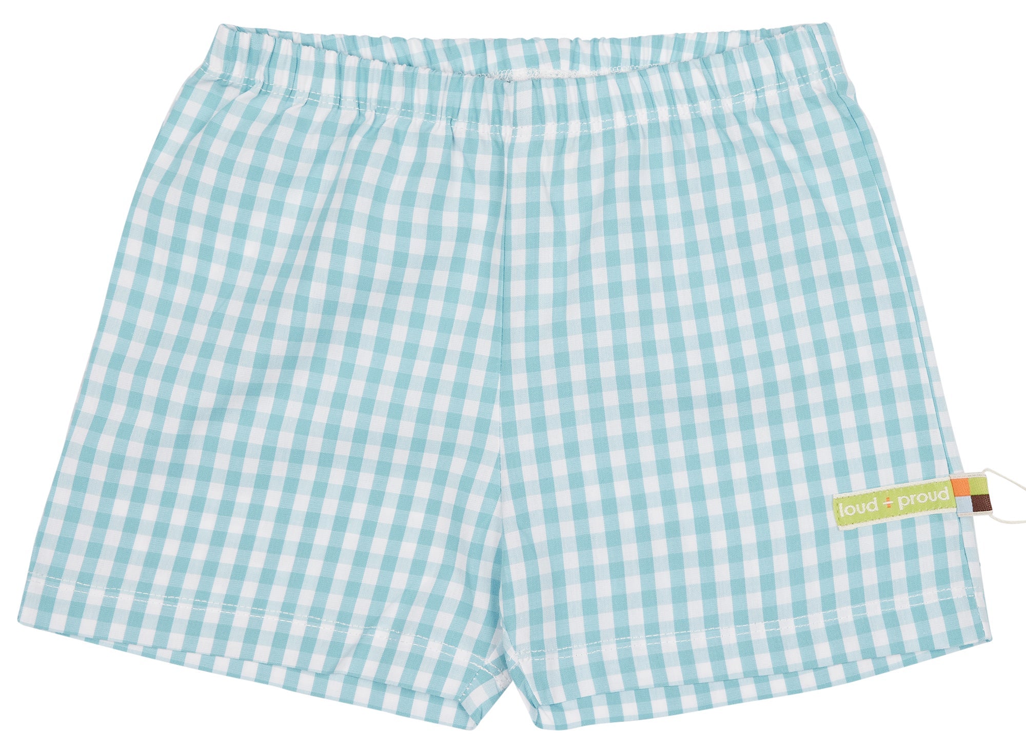 loud-proud-classics-short-vichy-karo-kinder-copper-sommer image 3
