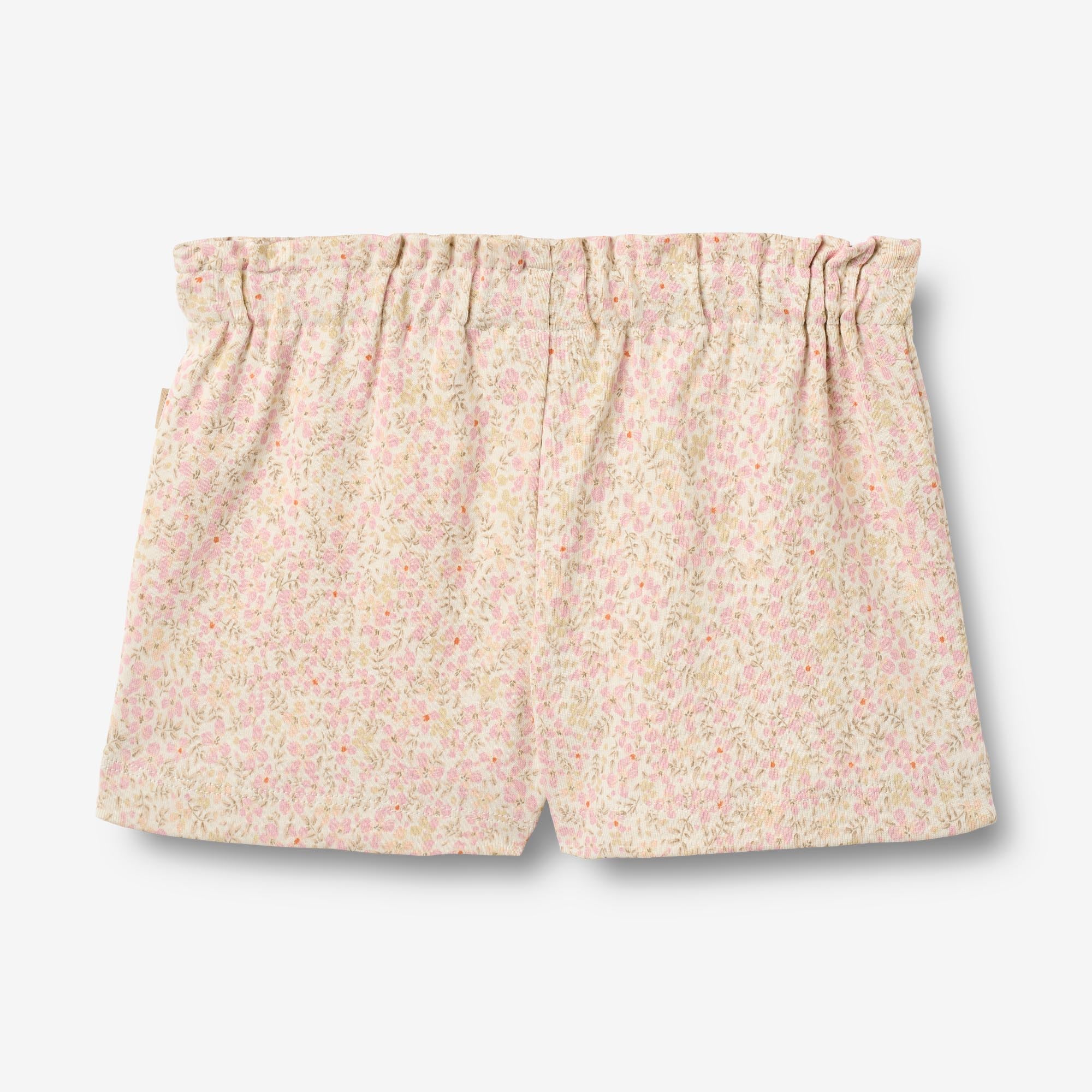 wheat-sandy-shorts-baby-coral-flowers-bio image 2