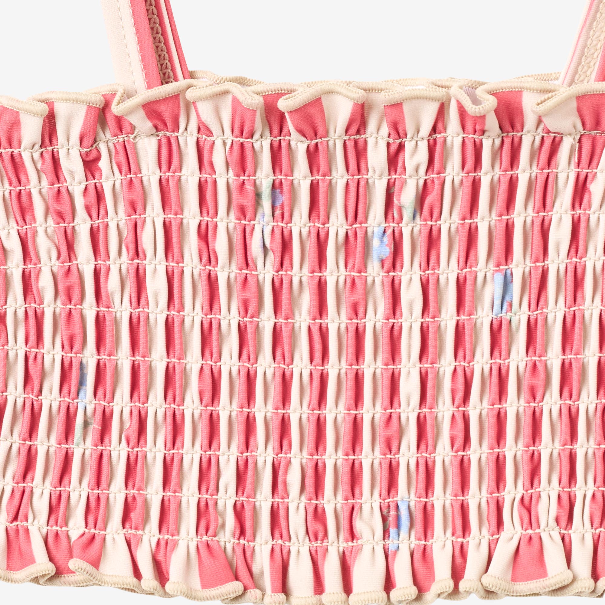 wheat-carla-bikini-red-stripe-flowers-uv-40 image 3